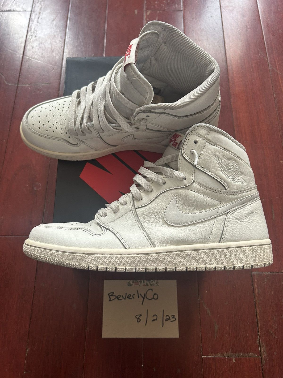 Jordan Brand Sz 10 Nike Air Jordan 1 Sail Size US 10 / EU 43 - 7 Thumbnail
