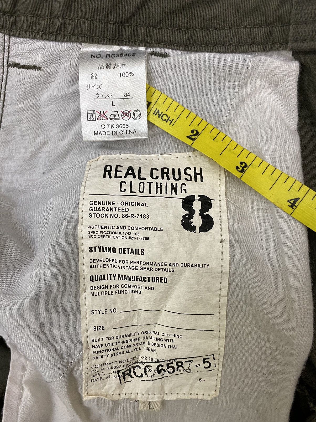 Japanese Brand 🔥 RARE RCC Multipocket Cargo Pants Size US 32 / EU 48 - 10 Thumbnail