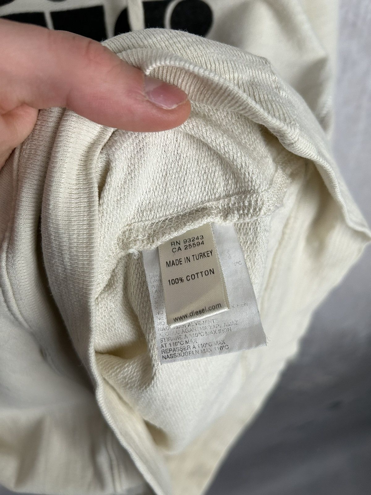Diesel Vintage Diesel Hoodie Y2K 00s Alternative Retro Hype Size US L / EU 52-54 / 3 - 6 Thumbnail
