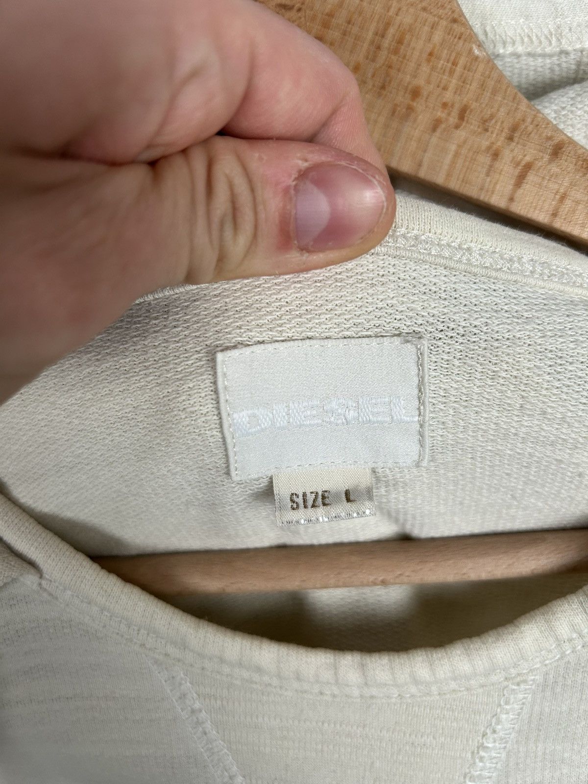 Diesel Vintage Diesel Hoodie Y2K 00s Alternative Retro Hype Size US L / EU 52-54 / 3 - 5 Thumbnail