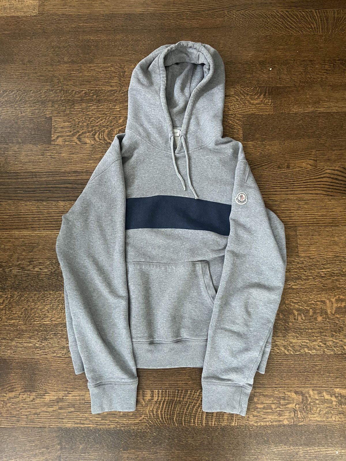 image of Moncler Hoodie in Grey, Men's (Size 2XL)