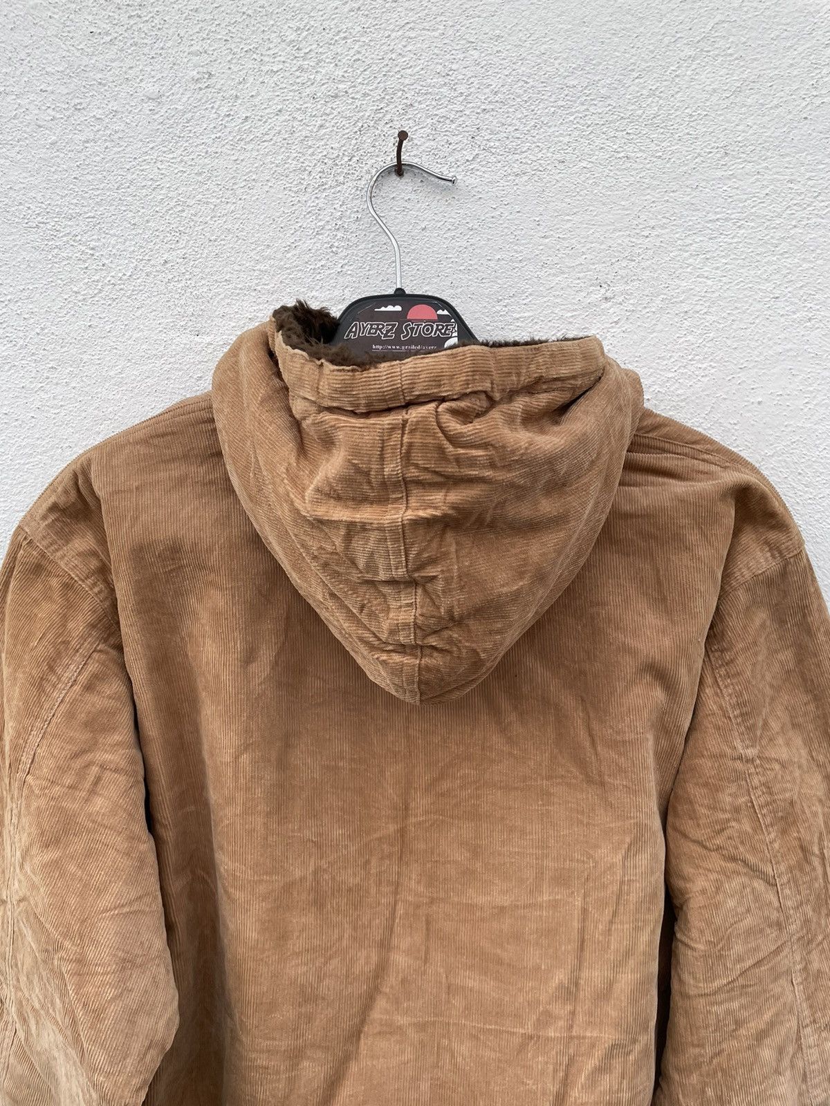 Vintage Vintage Wild Burden Sherpa Lining Corduroy Hooded Jacket Size US M / EU 48-50 / 2 - 7 Thumbnail