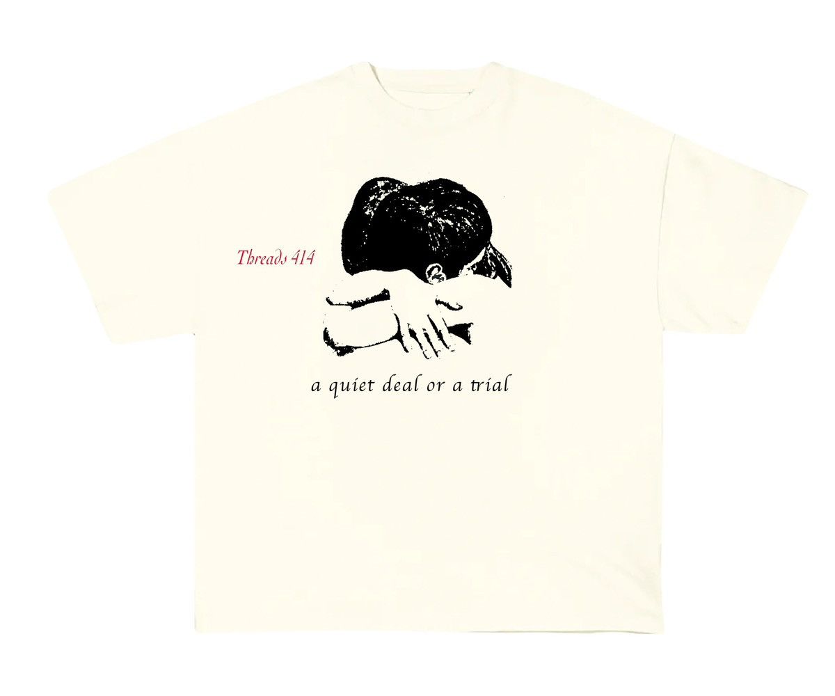 Vintage A quiet deal heavyweight tee Size US XL / EU 56 / 4 - 1 Thumbnail