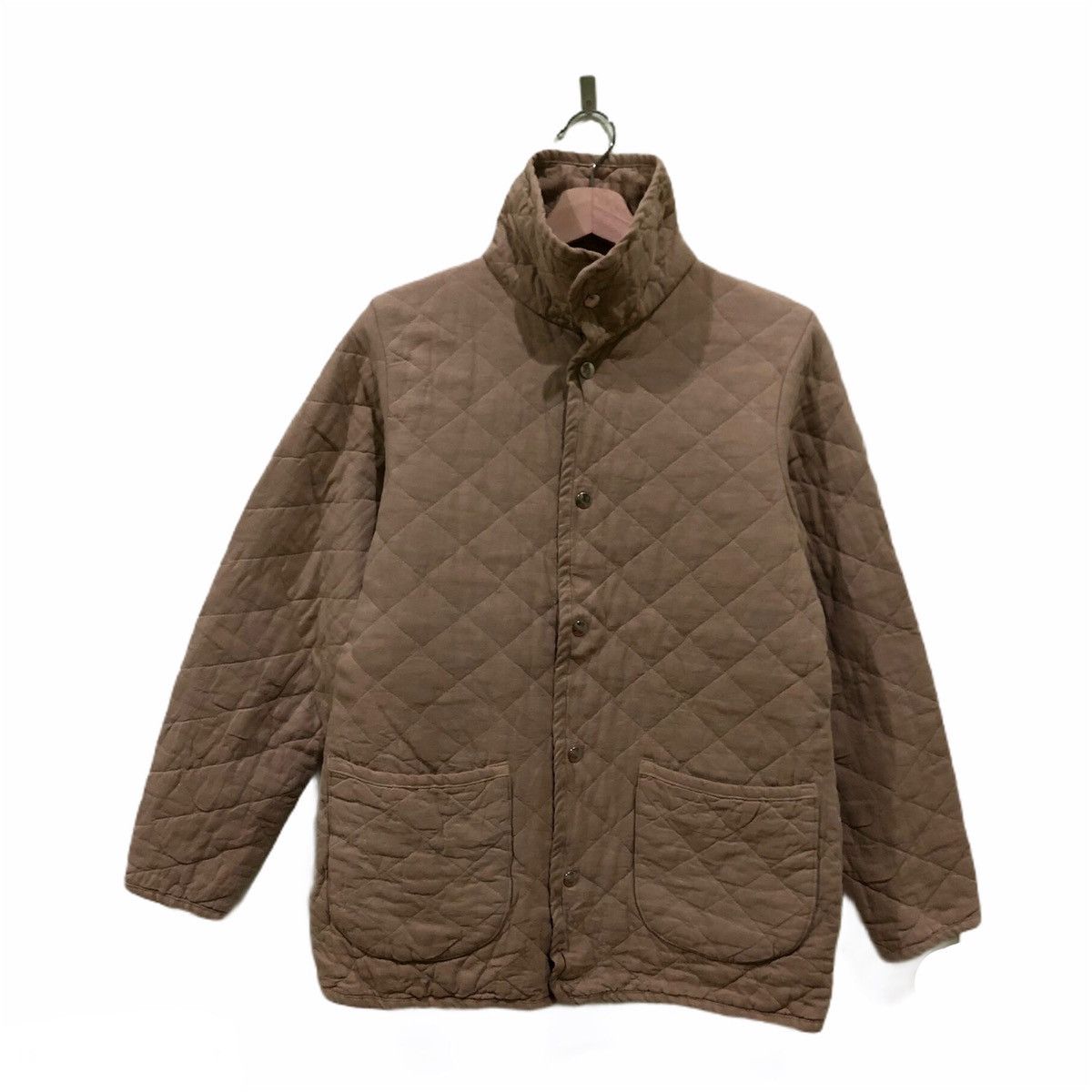 Japanese Brand Quilted Button Jacket Utility Made in USA Size US XXS / EU 40 - 1 Thumbnail
