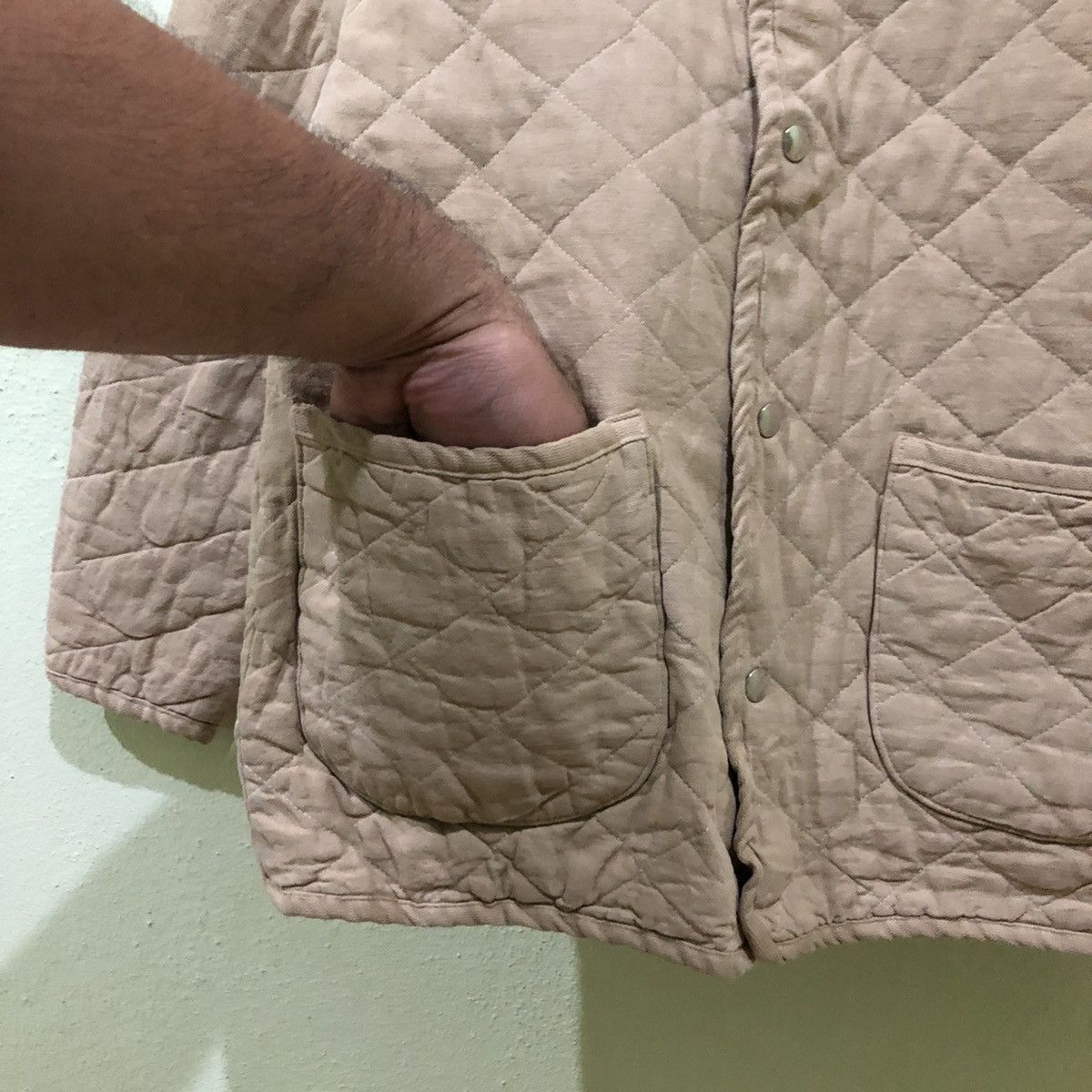 Japanese Brand Quilted Button Jacket Utility Made in USA Size US XXS / EU 40 - 3 Thumbnail