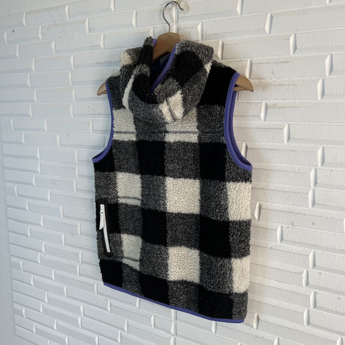 Hysteric Glamour TARTAN DESIGN PUNK STYLE FLEECE VEST X-GIRL Size US M / EU 48-50 / 2 - 8 Thumbnail