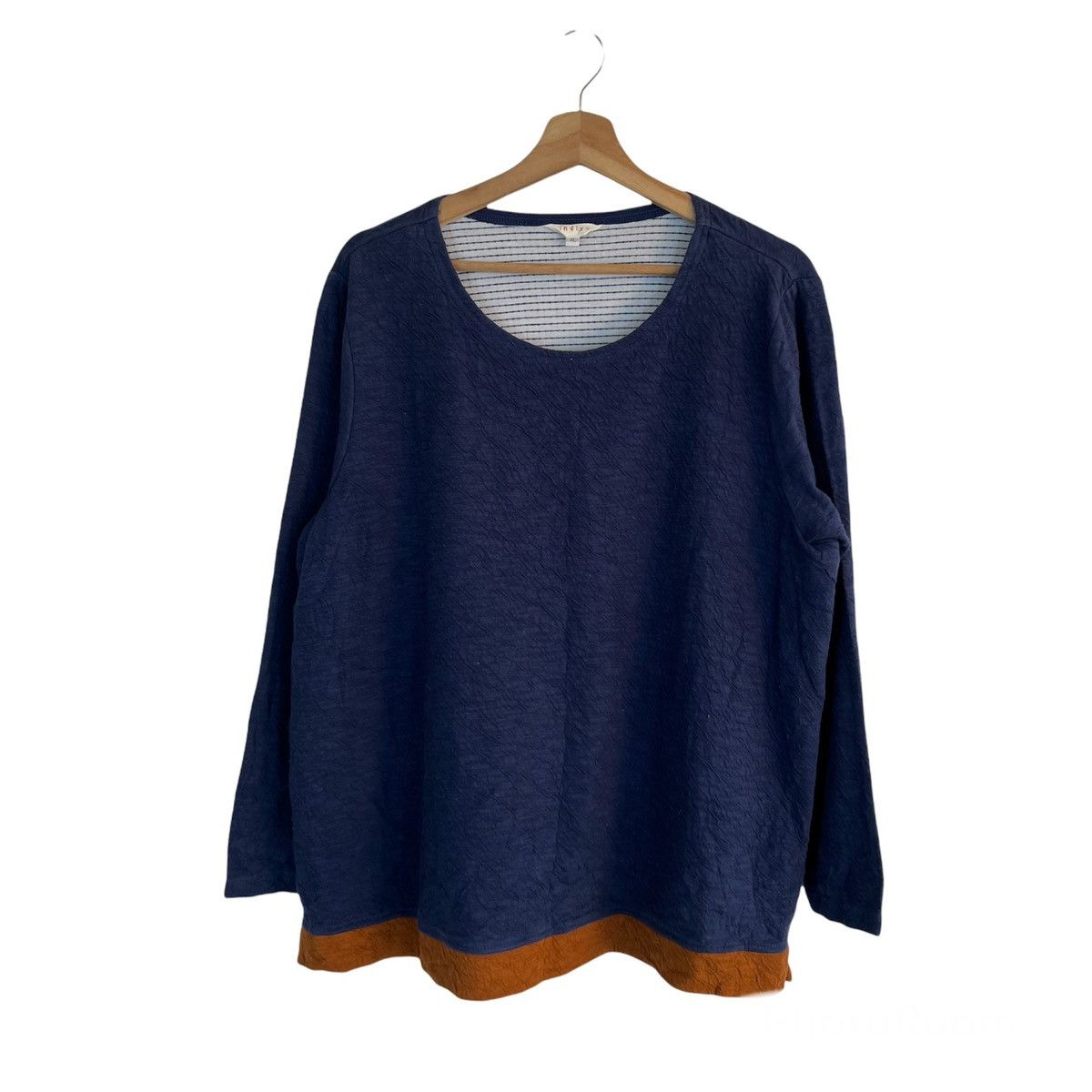Indigo LONG SLEEVE PLEATS DESIGN INDIGO JAPAN Size US XL / EU 56 / 4 - 1 Thumbnail