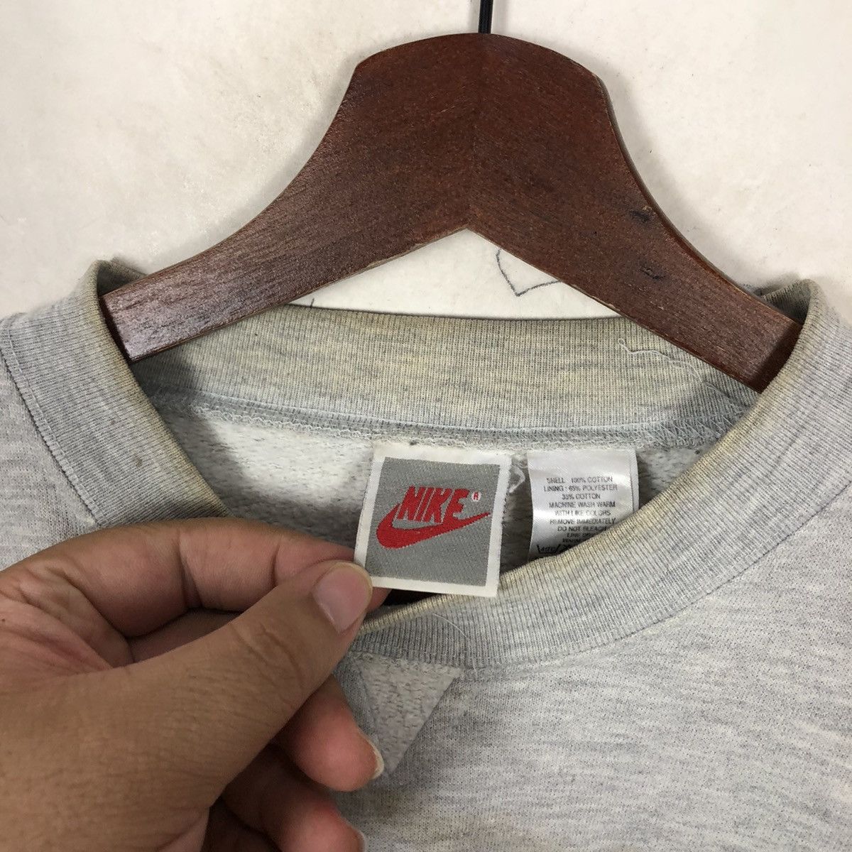 Nike VINTAGE SWOOSH BY NIKE BIG LOGO CREWNECK Size US M / EU 48-50 / 2 - 5 Thumbnail
