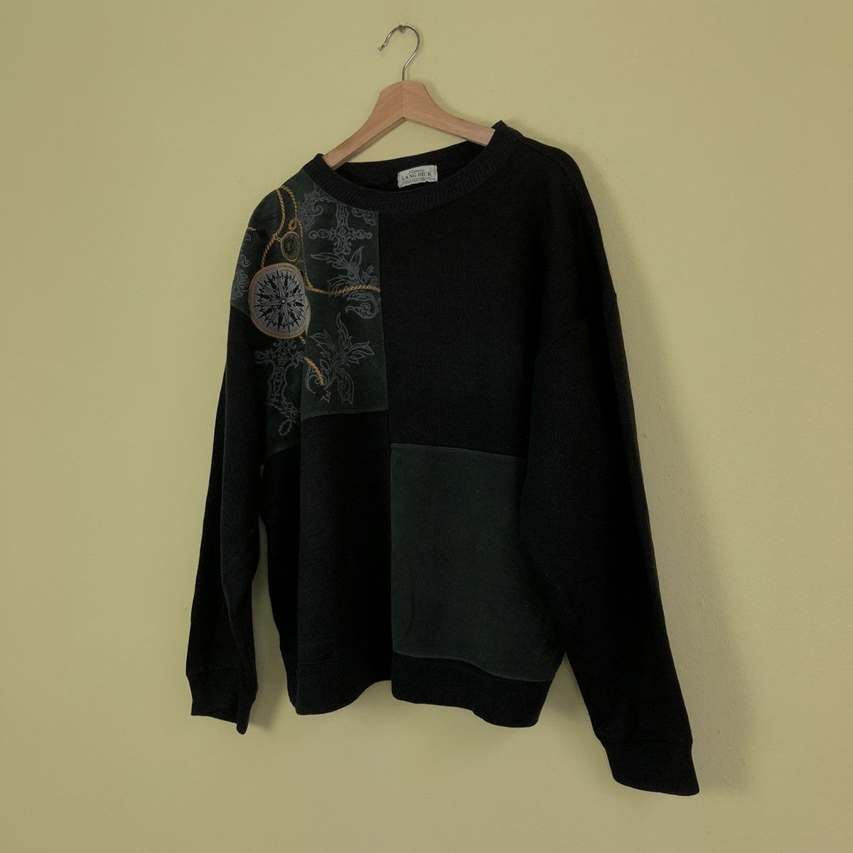 Japanese Brand Lang Dick Sweatshirt Big Logo Inspired by Stone Island Size US L / EU 52-54 / 3 - 2 Thumbnail