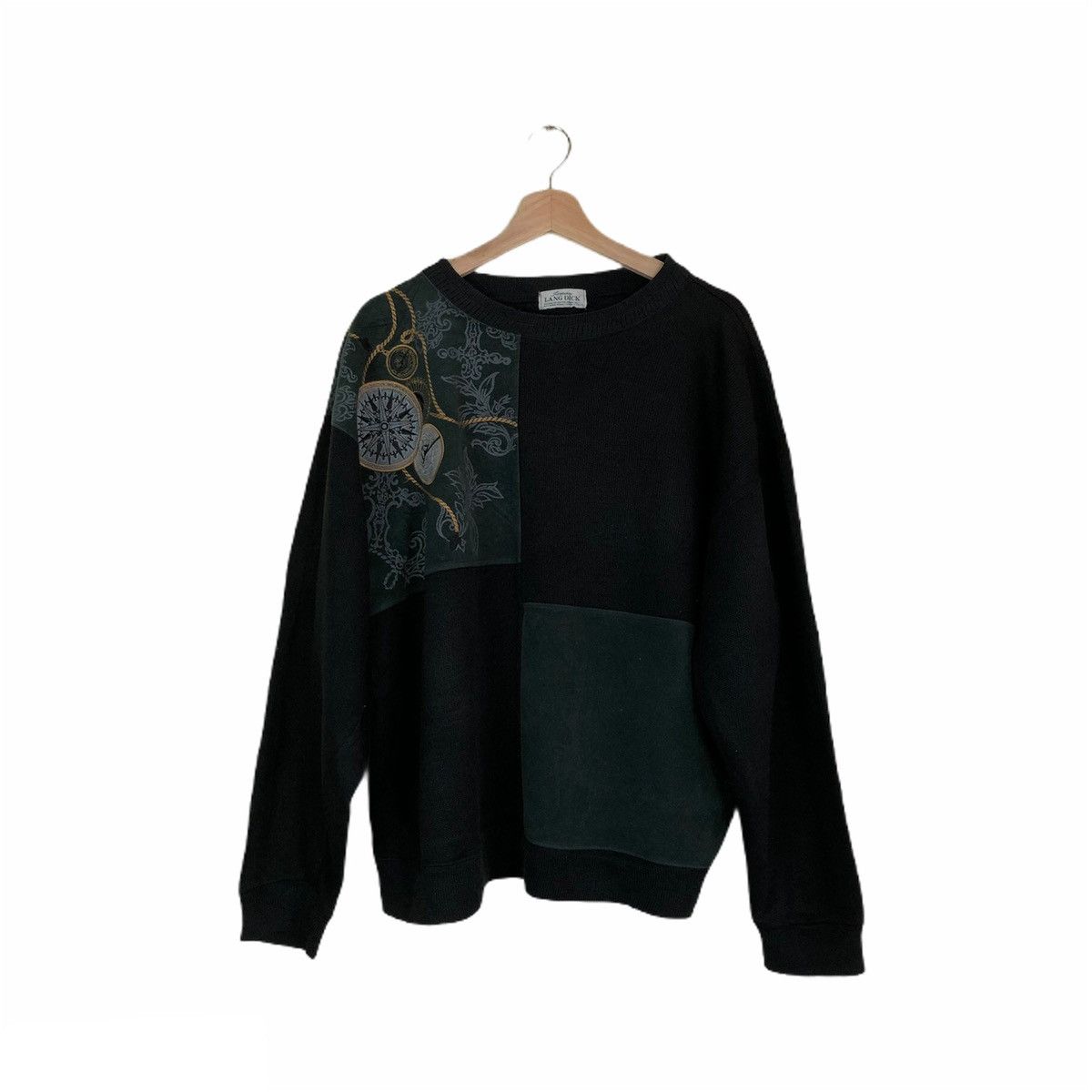 Japanese Brand Lang Dick Sweatshirt Big Logo Inspired by Stone Island Size US L / EU 52-54 / 3 - 1 Thumbnail