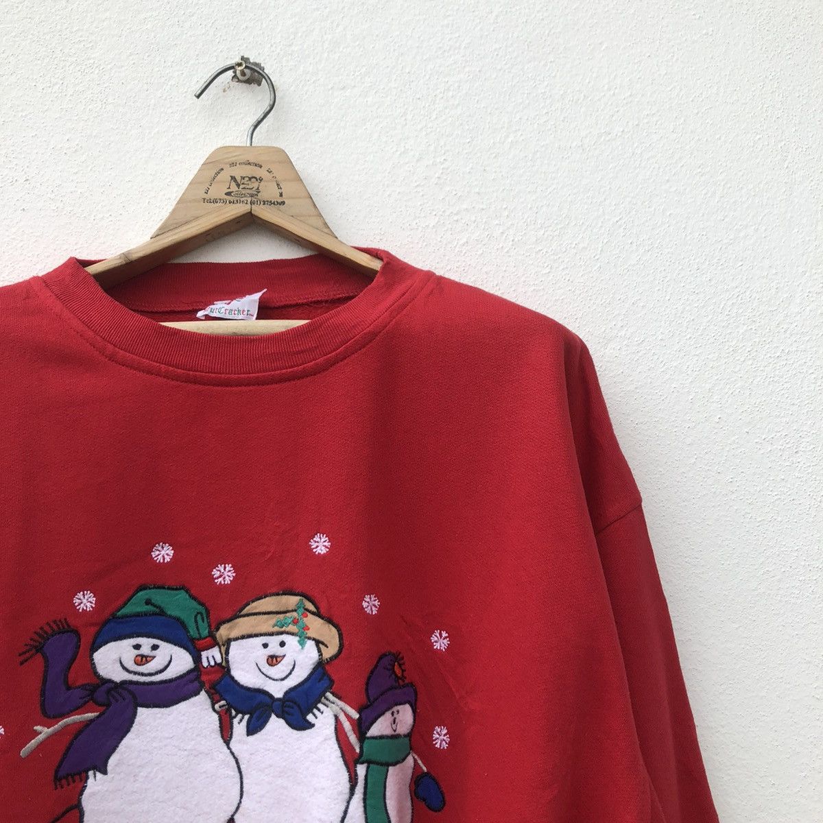 Vintage Happy Krismas Theme CrewNeck Big Logo Size US L / EU 52-54 / 3 - 3 Thumbnail