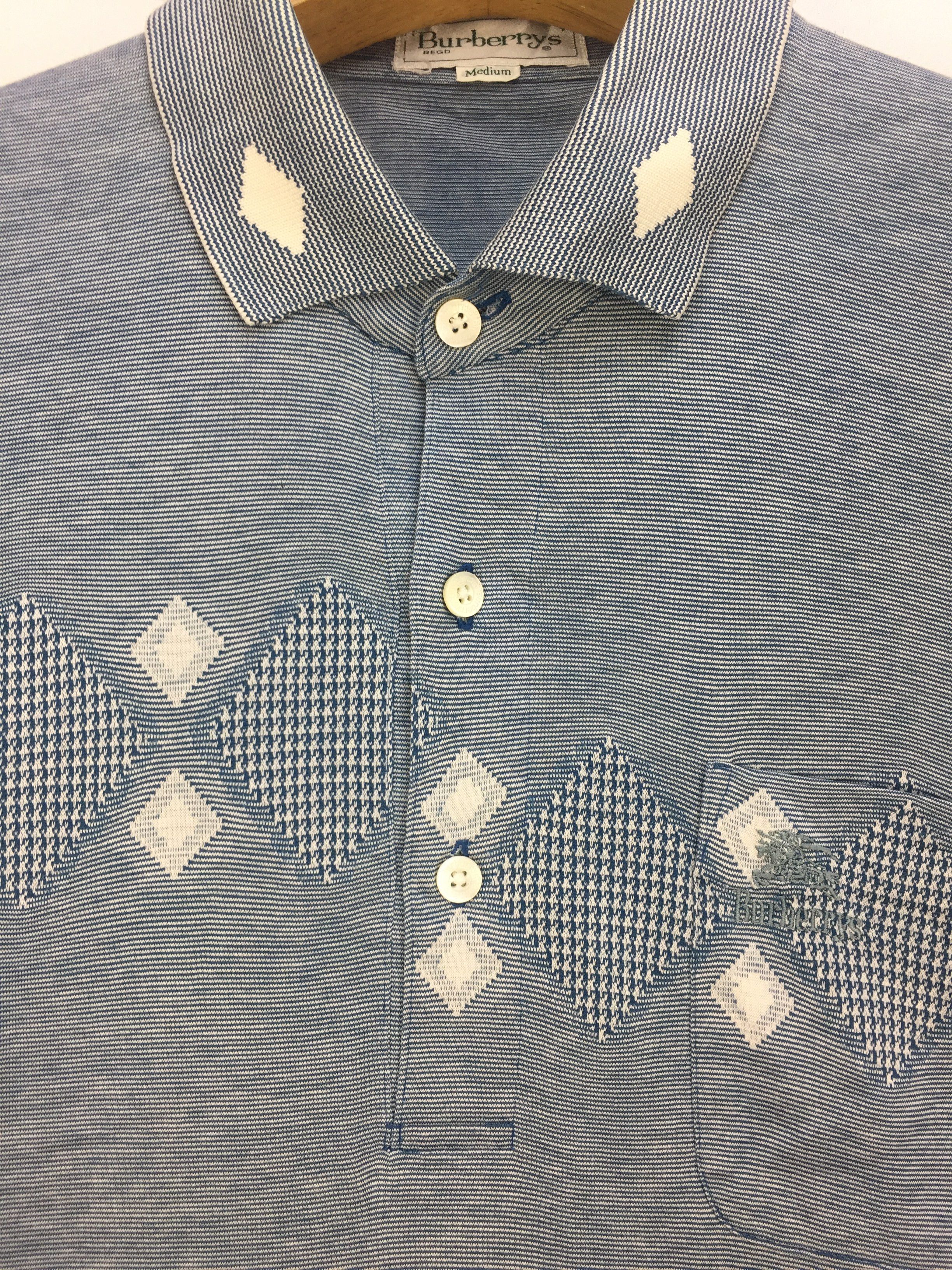 Burberry VINTAGE BURBERRY POLO LONG SLEEVE Size US M / EU 48-50 / 2 - 3 Thumbnail