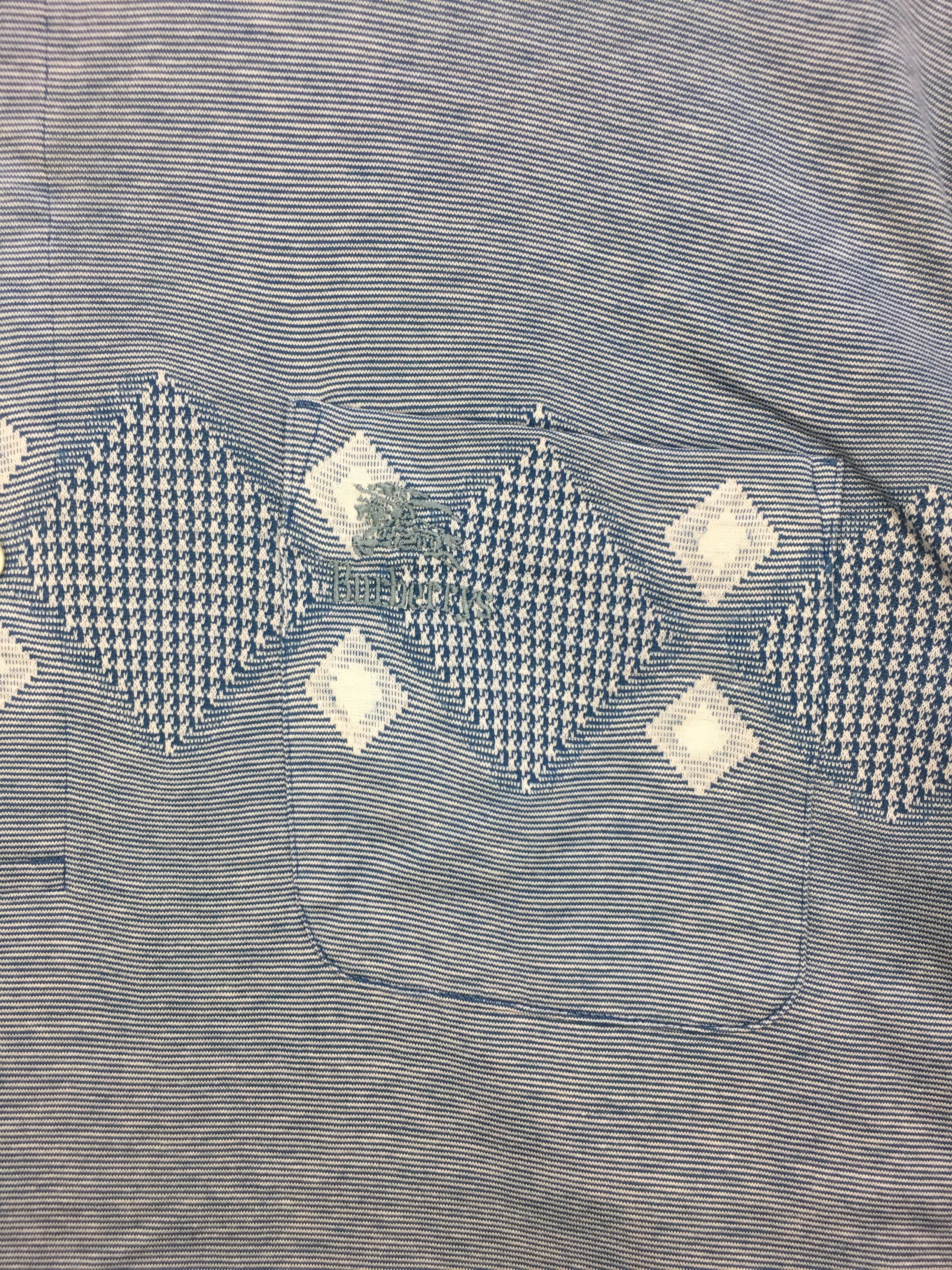 Burberry VINTAGE BURBERRY POLO LONG SLEEVE Size US M / EU 48-50 / 2 - 2 Thumbnail