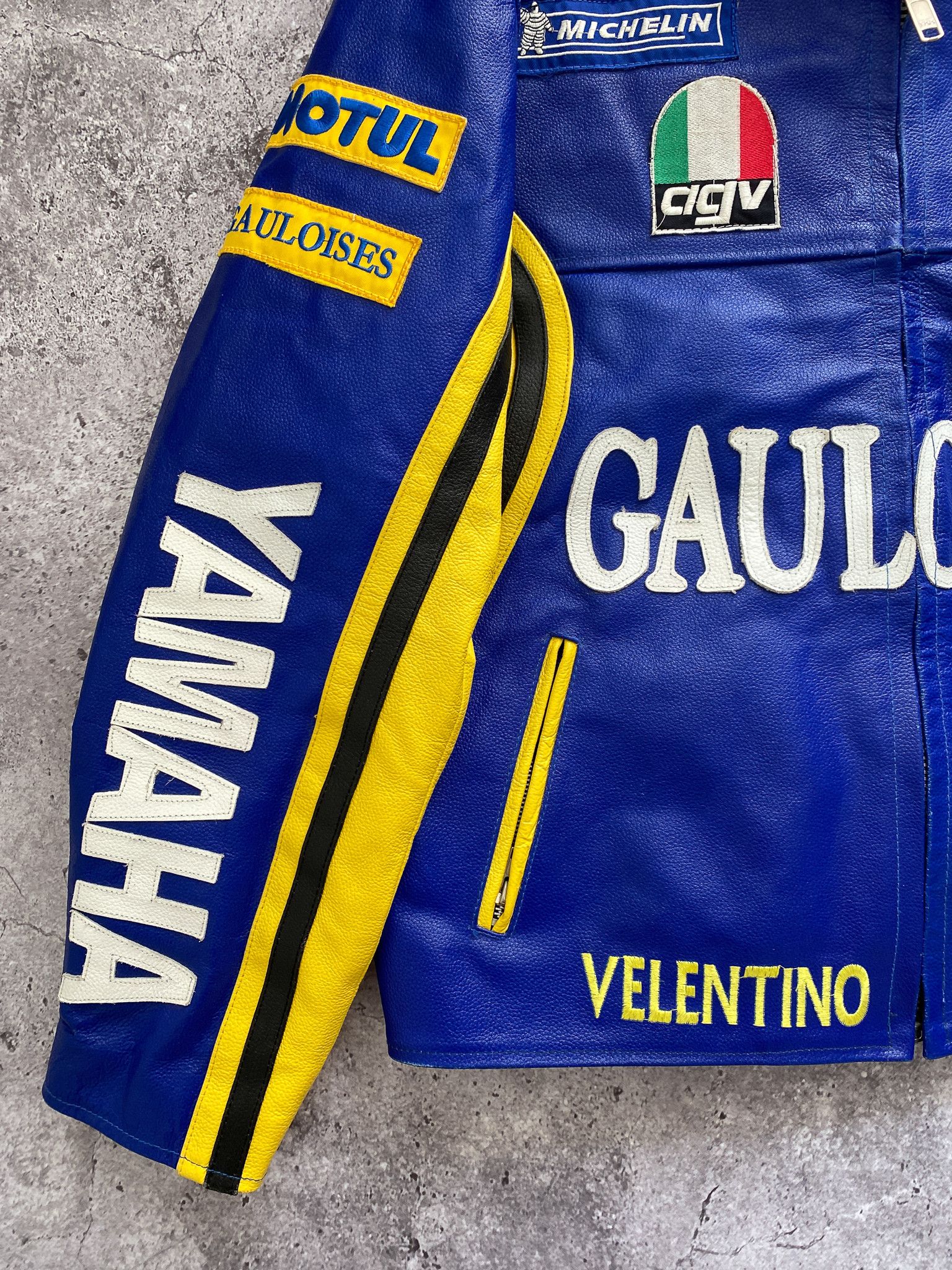 Vintage × Yamaha Vintage Valentino Rossi Yamaha Jacket Patches Racing Size US XL / EU 56 / 4 - 7 Thumbnail