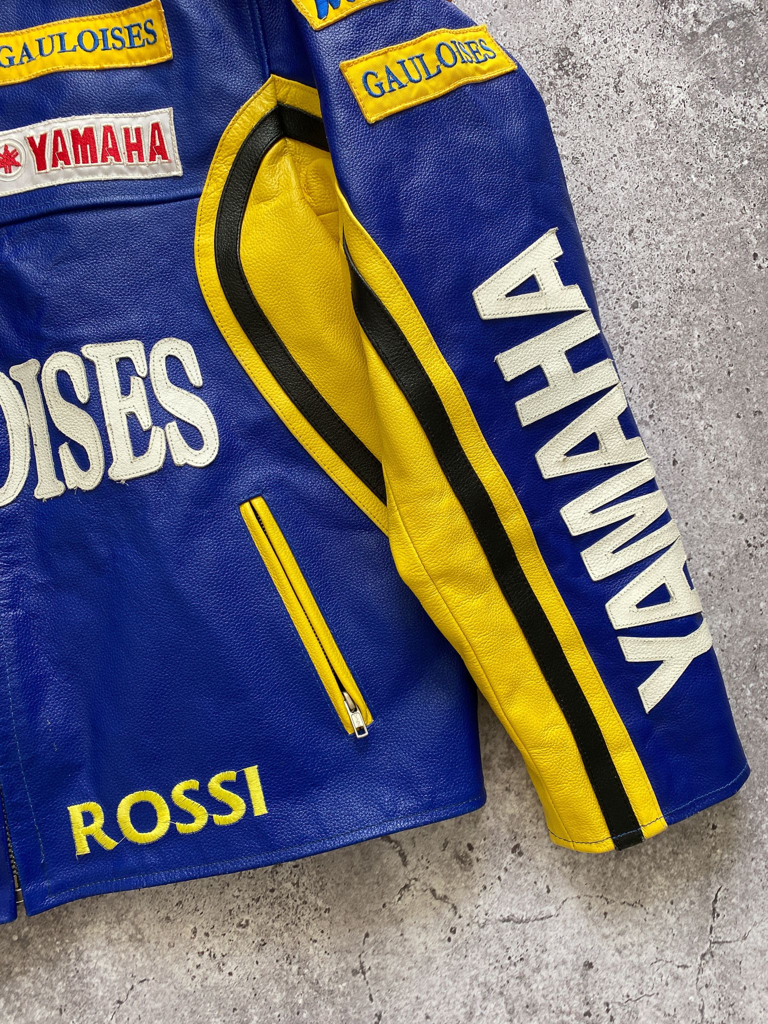 Vintage × Yamaha Vintage Valentino Rossi Yamaha Jacket Patches Racing Size US XL / EU 56 / 4 - 8 Thumbnail
