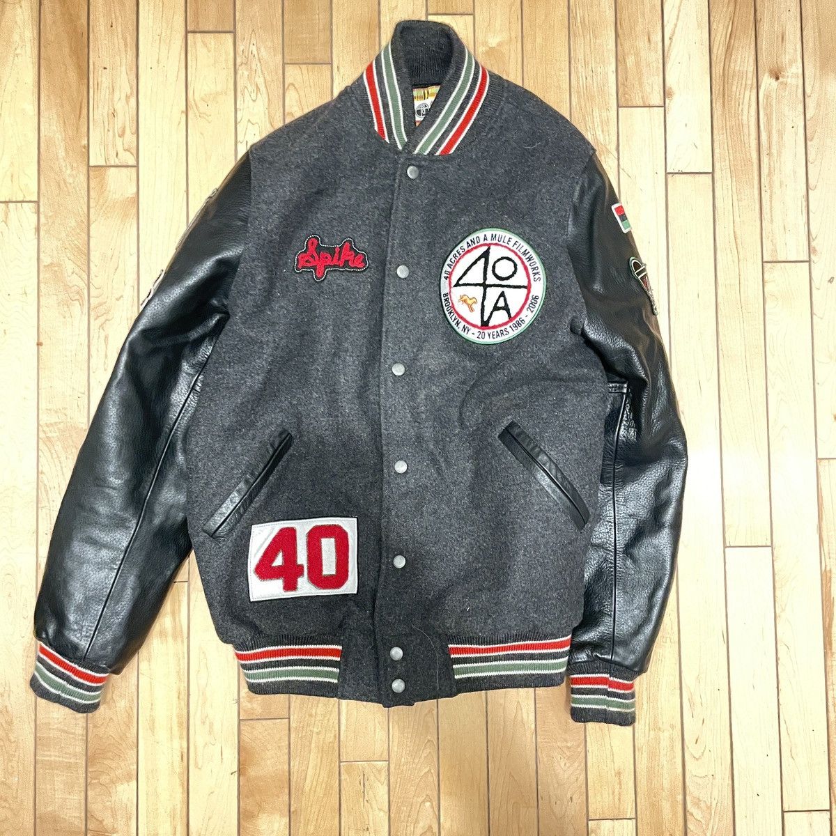 Marc Ecko Spike Lee x Marc Ecko 40 acres and a mule varsity jacket