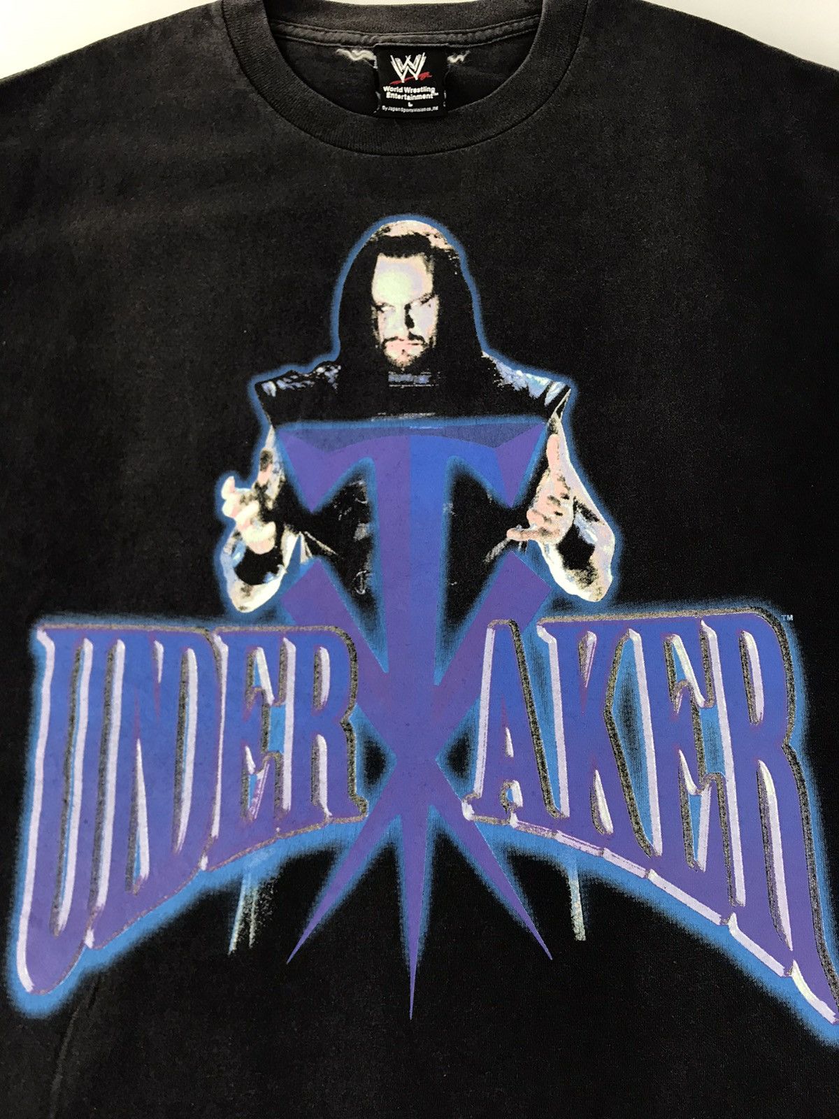 Vintage Undertaker WCW WWF WWE Wrestle Mania Pro Y2K Tee Size US L / EU 52-54 / 3 - 3 Thumbnail
