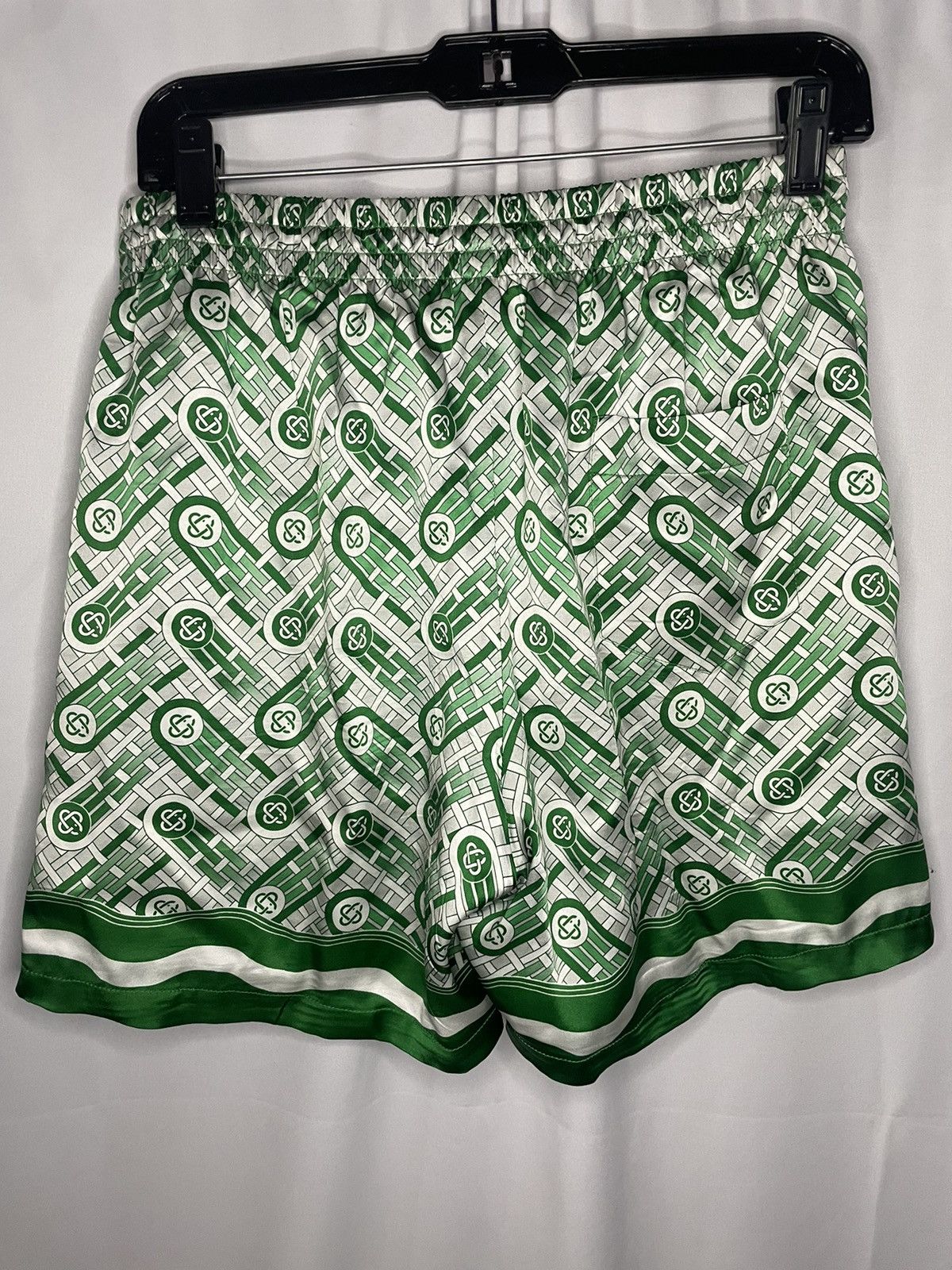 Casablanca Casablanca Monogram Silk Shorts Size 27" / US 4 / IT 40 - 2 Thumbnail
