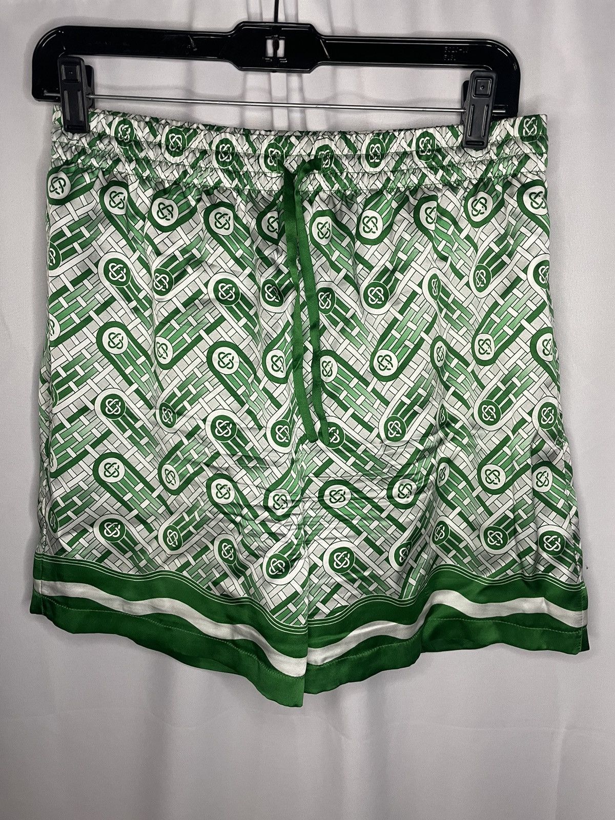 Casablanca Casablanca Monogram Silk Shorts Size 27" / US 4 / IT 40 - 1 Thumbnail