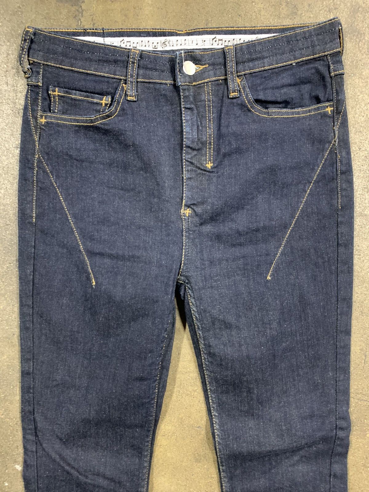 Japanese Brand Number Nine Skinny Jeans Size US 29 - 3 Thumbnail