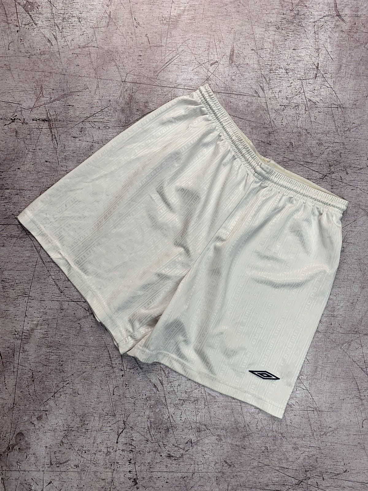 Umbro × Vintage Vintage Umbro Monogram Y2K Logo Shorts Size US 34 / EU 50 - 1 Thumbnail