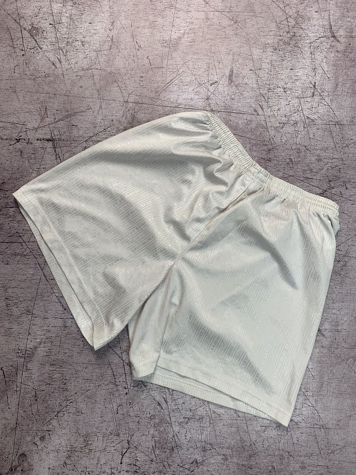 Umbro × Vintage Vintage Umbro Monogram Y2K Logo Shorts Size US 34 / EU 50 - 5 Thumbnail