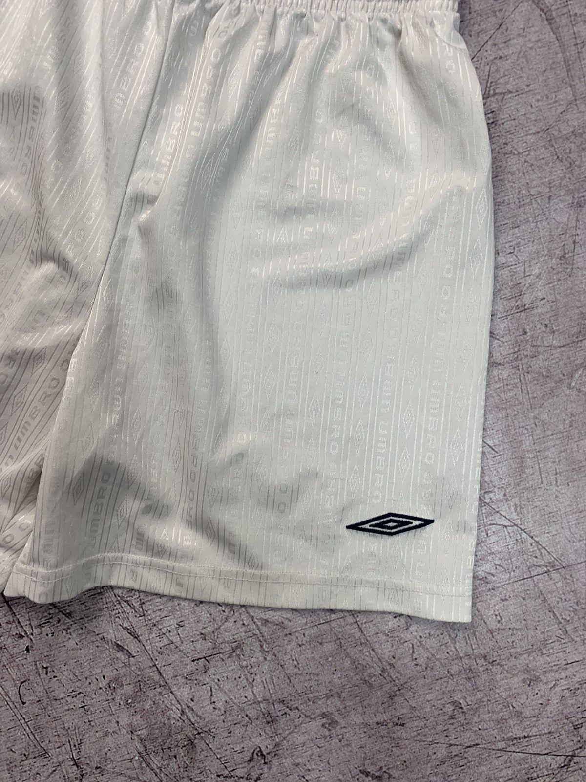 Umbro × Vintage Vintage Umbro Monogram Y2K Logo Shorts Size US 34 / EU 50 - 3 Thumbnail