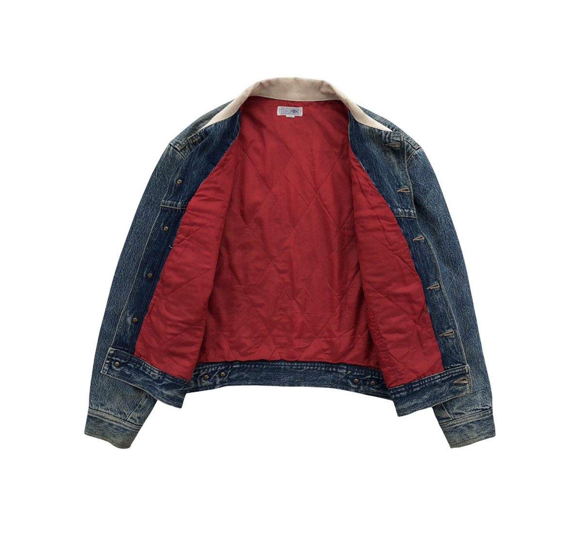 Vintage Vintage Ball Corduroy Collar Truker Denim Jacket Size US L / EU 52-54 / 3 - 6 Thumbnail