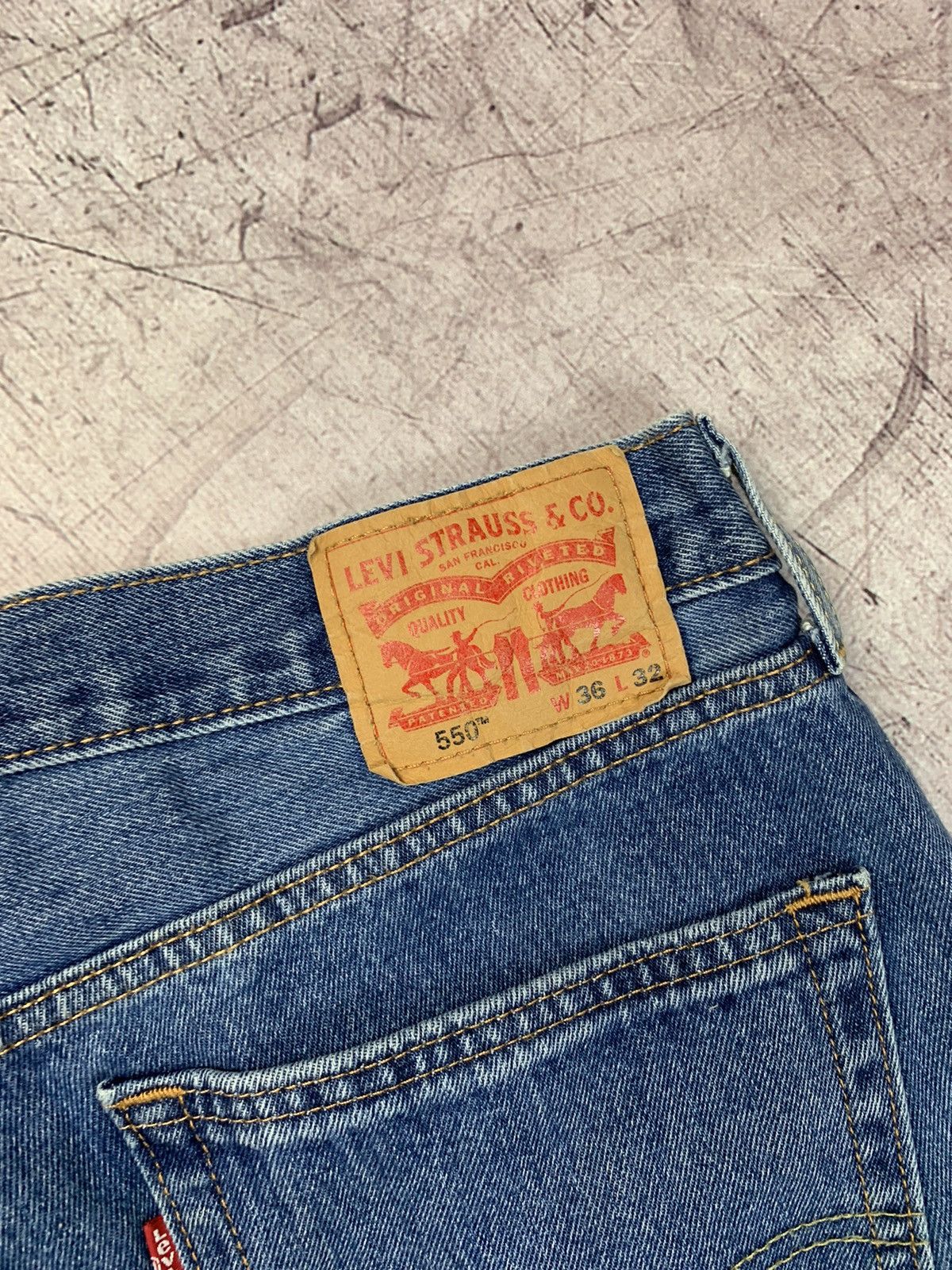 Levi's × Vintage Levis 550 Vintage Mens Denim Pants Jeans Y2K Size US 36 / EU 52 - 6 Thumbnail