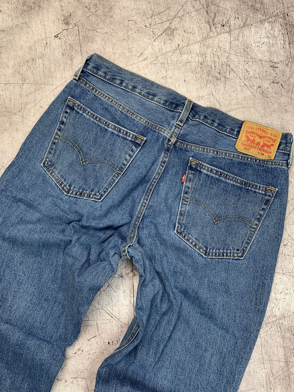 Levi's × Vintage Levis 550 Vintage Mens Denim Pants Jeans Y2K Size US 36 / EU 52 - 4 Thumbnail