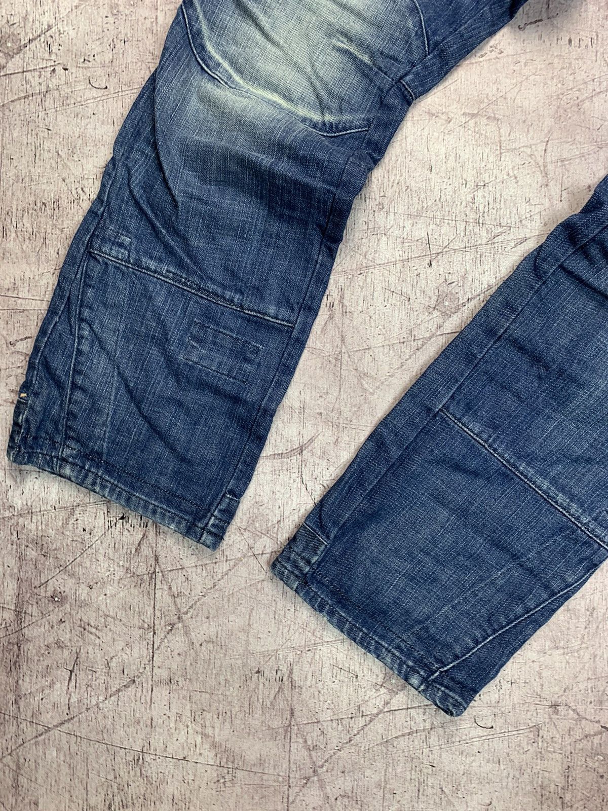 G-Star × Vintage G Star Raw Vintage Mens Denim Pants Double Knee Jeans Size US 32 / EU 48 - 4 Thumbnail