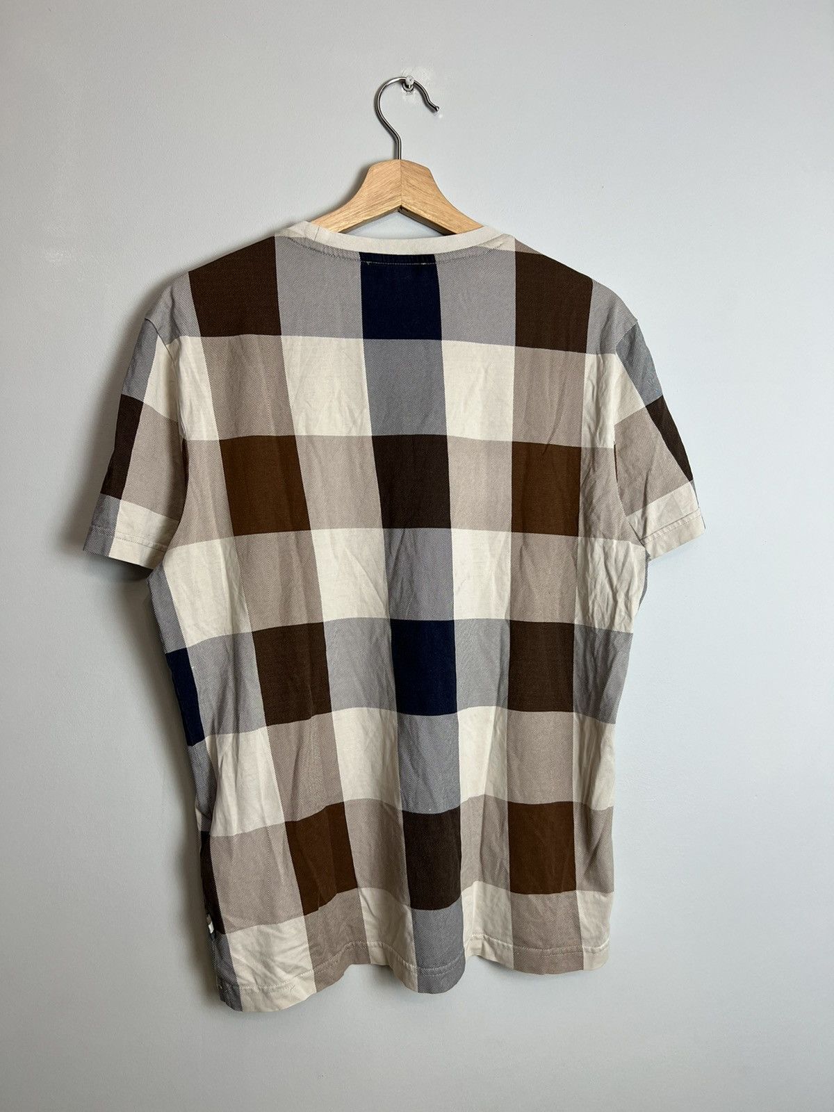 Aquascutum Rare Aquascutum London Checkered Casual Tshirt Medium Size Size US M / EU 48-50 / 2 - 2 Thumbnail