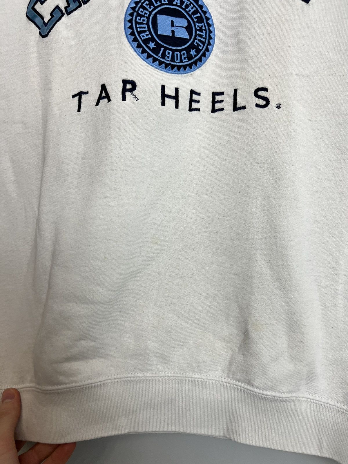 Russell Athletic Vintage 90s Carolina Tar Heels Embroidered Russell Crewneck Size US M / EU 48-50 / 2 - 9 Thumbnail