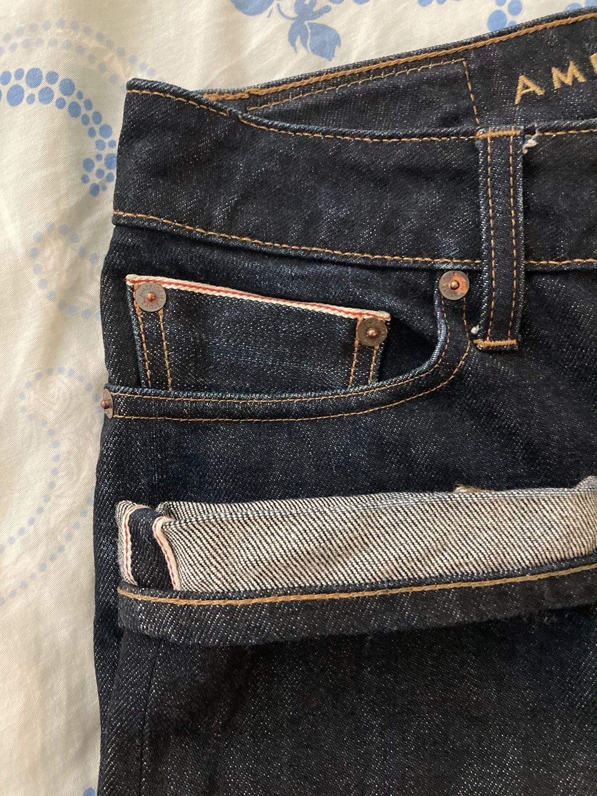 American Eagle Outfitters AE Premium Selvedge Slim Jeans Size US 29 - 5 Thumbnail