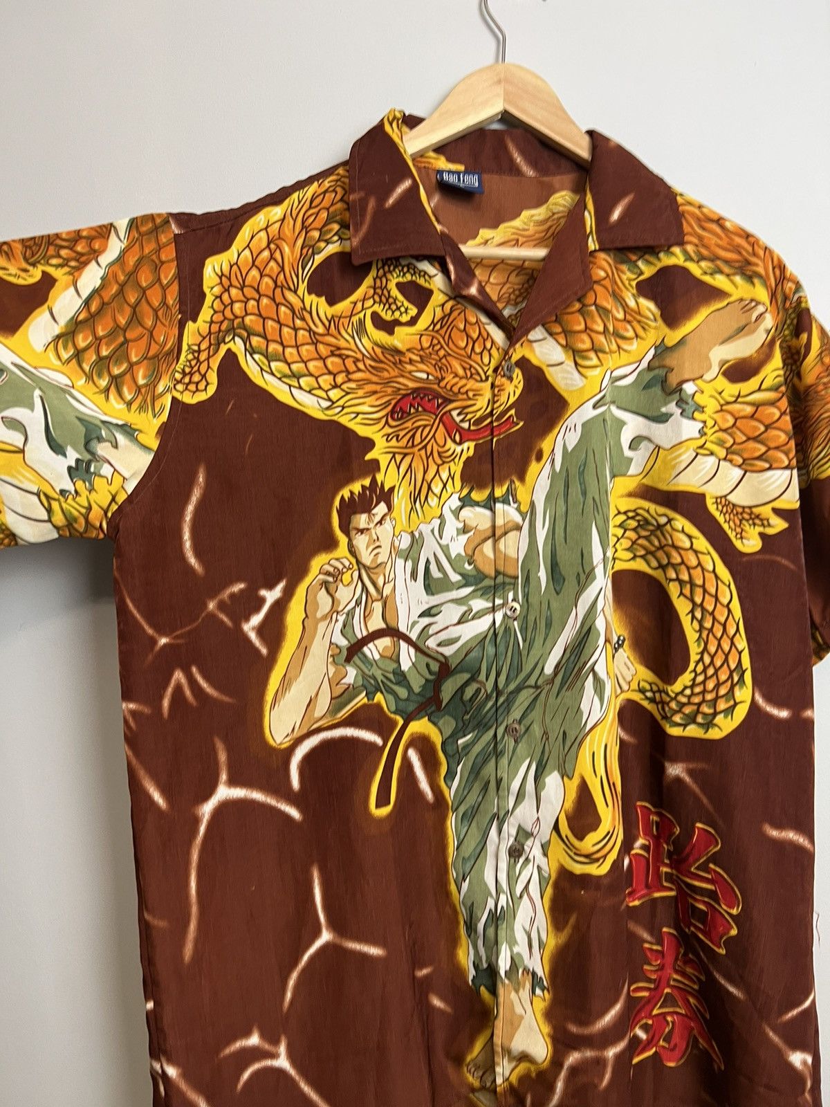 Anime Vintage WarriorAnime Movie Rare Button Up Oversize Shirt Size US L / EU 52-54 / 3 - 2 Thumbnail