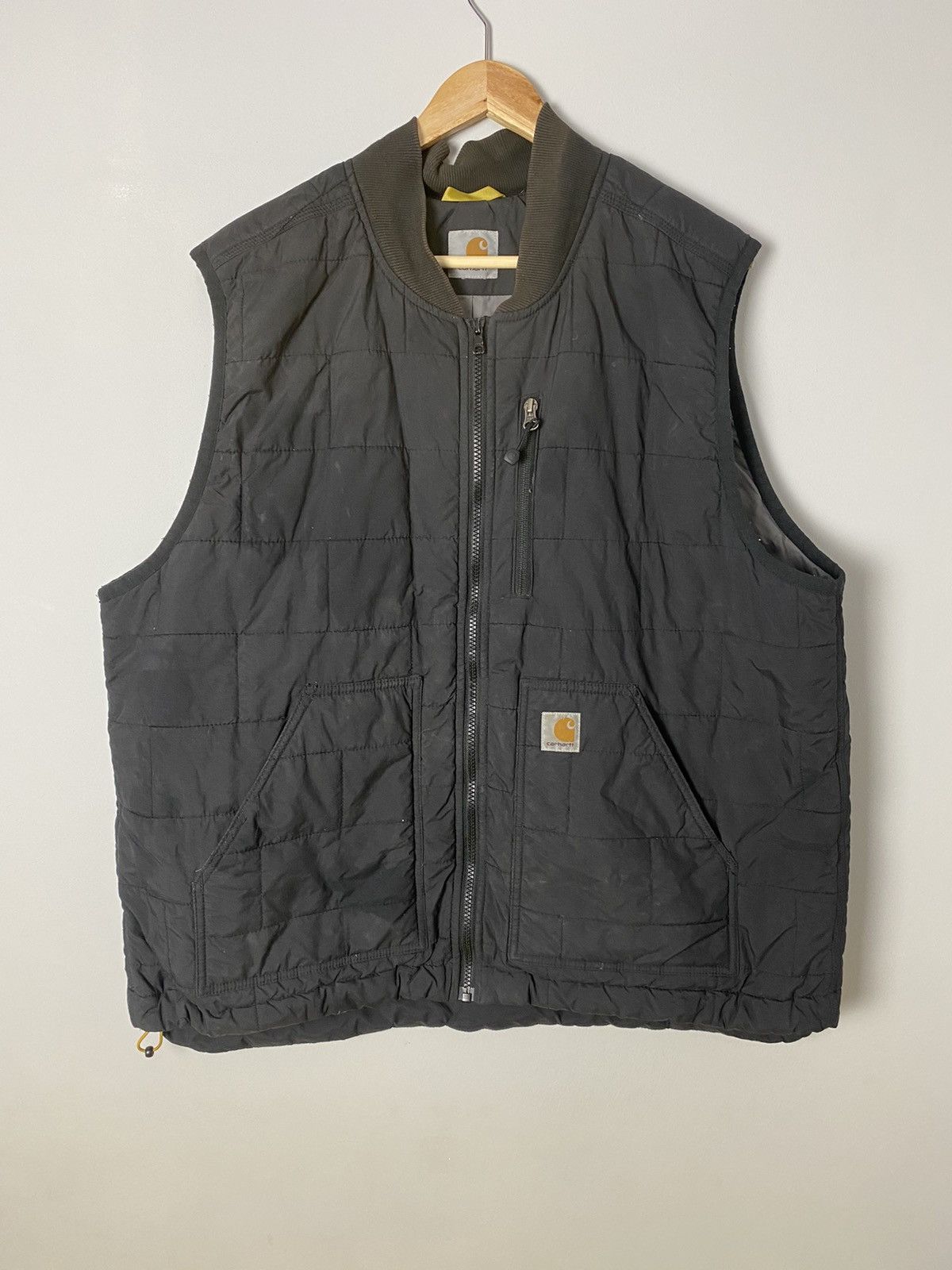Carhartt Vintage 90s Carhartt Made In USA Light Vest XL/XXL Size US XL / EU 56 / 4 - 1 Thumbnail
