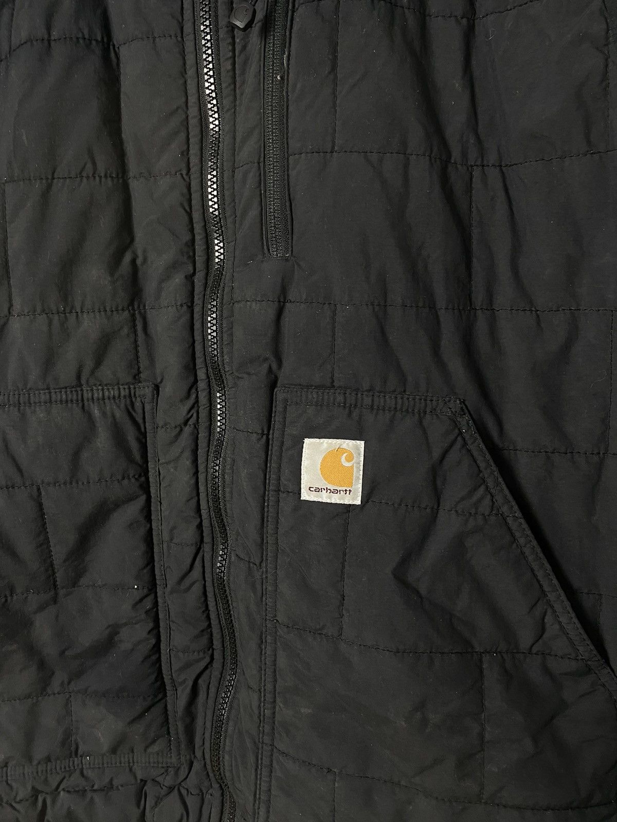 Carhartt Vintage 90s Carhartt Made In USA Light Vest XL/XXL Size US XL / EU 56 / 4 - 3 Thumbnail