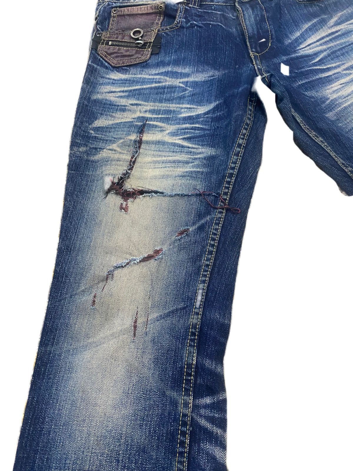 semanticdesign FLARE JAPANESE BRAND SEMANTIC DESIGN DISTRESS STYLE Size US 32 / EU 48 - 3 Thumbnail