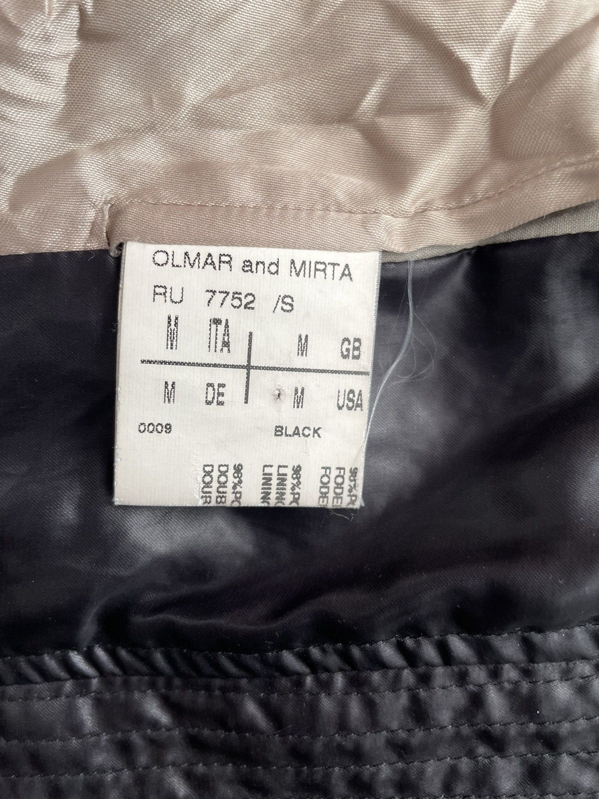 Rick Owens × Rick Owens Drkshdw Rick Owens Mainline Olmar & Mirta Rayon Bomber Jacket Black Size US S / EU 44-46 / 1 - 5 Thumbnail