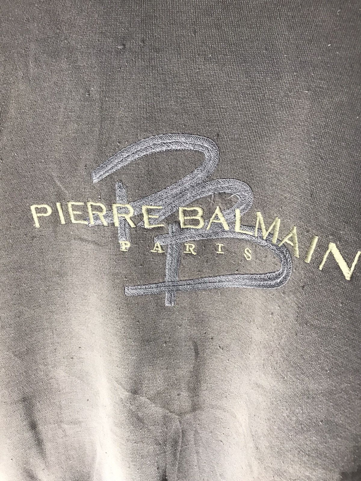 Pierre Balmain × Vintage Vintage Pierre balmain paris spellout crewneck Size US M / EU 48-50 / 2 - 4 Thumbnail