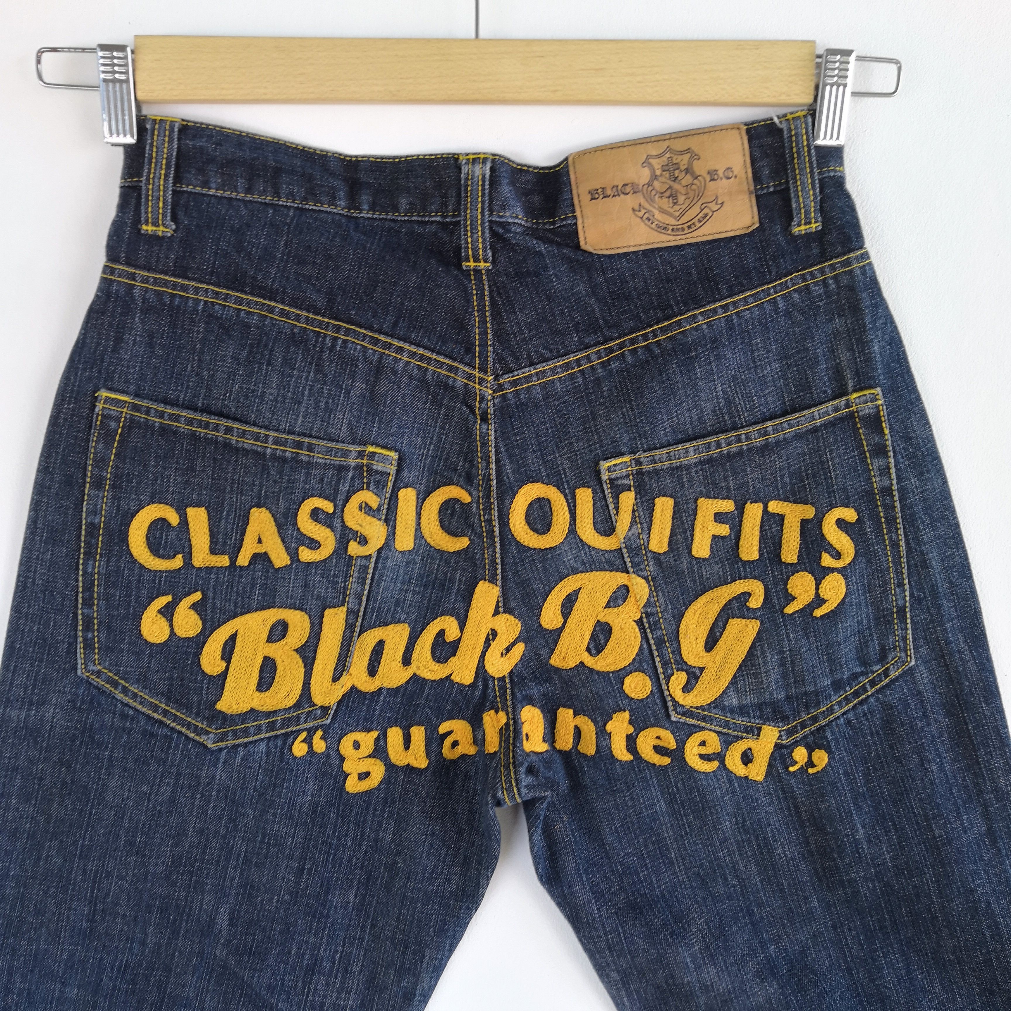 Japanese Brand Black BG Jeans Japanese Denim Classic Ouifits Pants Size US 28 / EU 44 - 6 Thumbnail