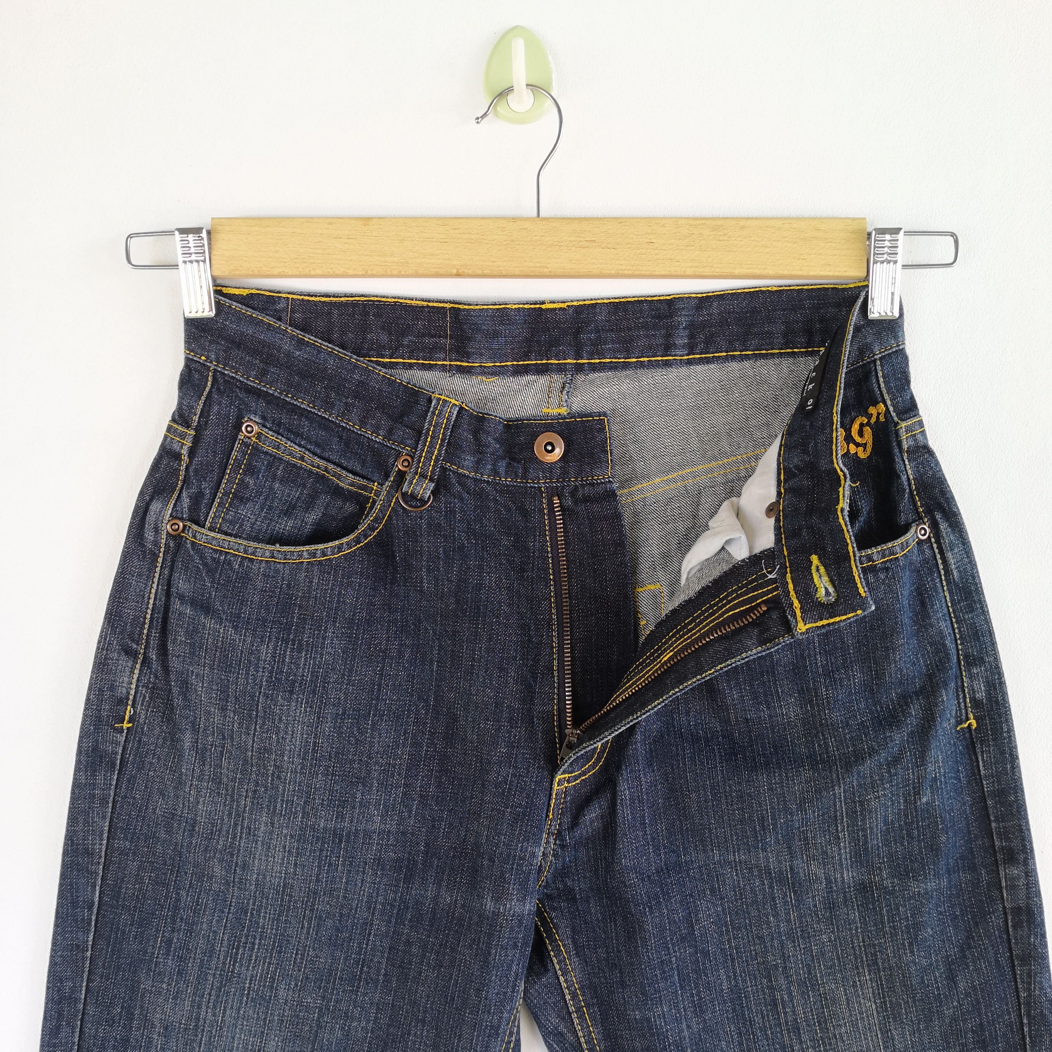 Japanese Brand Black BG Jeans Japanese Denim Classic Ouifits Pants Size US 28 / EU 44 - 8 Thumbnail