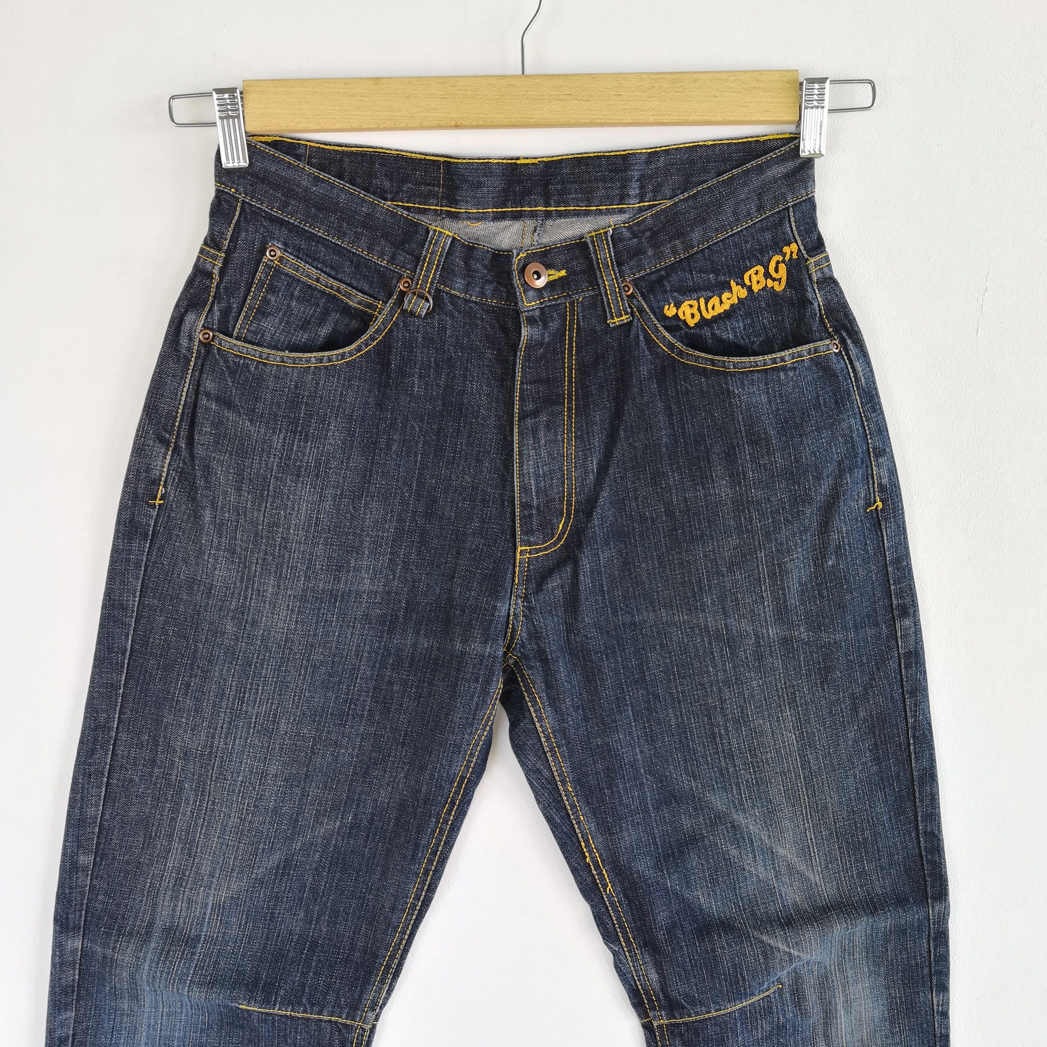 Japanese Brand Black BG Jeans Japanese Denim Classic Ouifits Pants Size US 28 / EU 44 - 4 Thumbnail