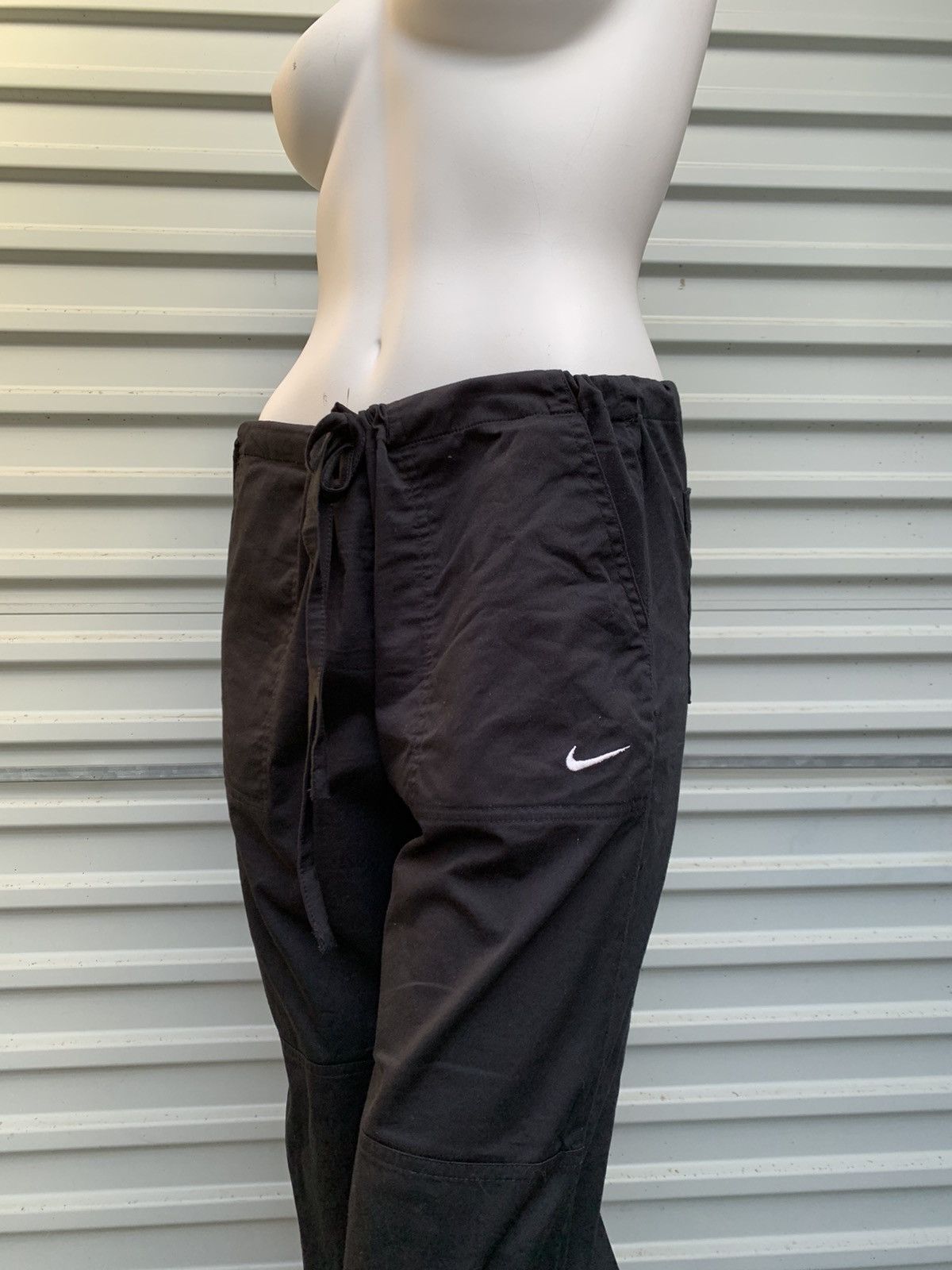 Nike NIKE BLACK COTTON PANTS Size 30" / US 8 / IT 44 - 2 Thumbnail