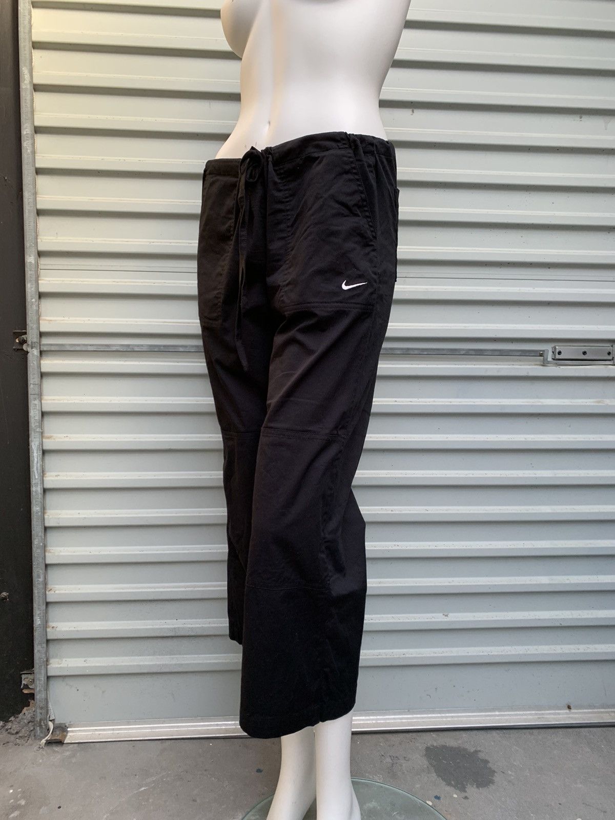 Nike NIKE BLACK COTTON PANTS Size 30" / US 8 / IT 44 - 1 Thumbnail