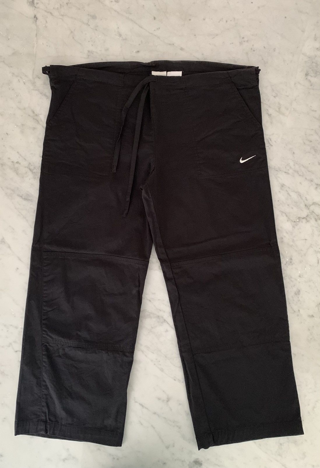 Nike NIKE BLACK COTTON PANTS Size 30" / US 8 / IT 44 - 10 Thumbnail