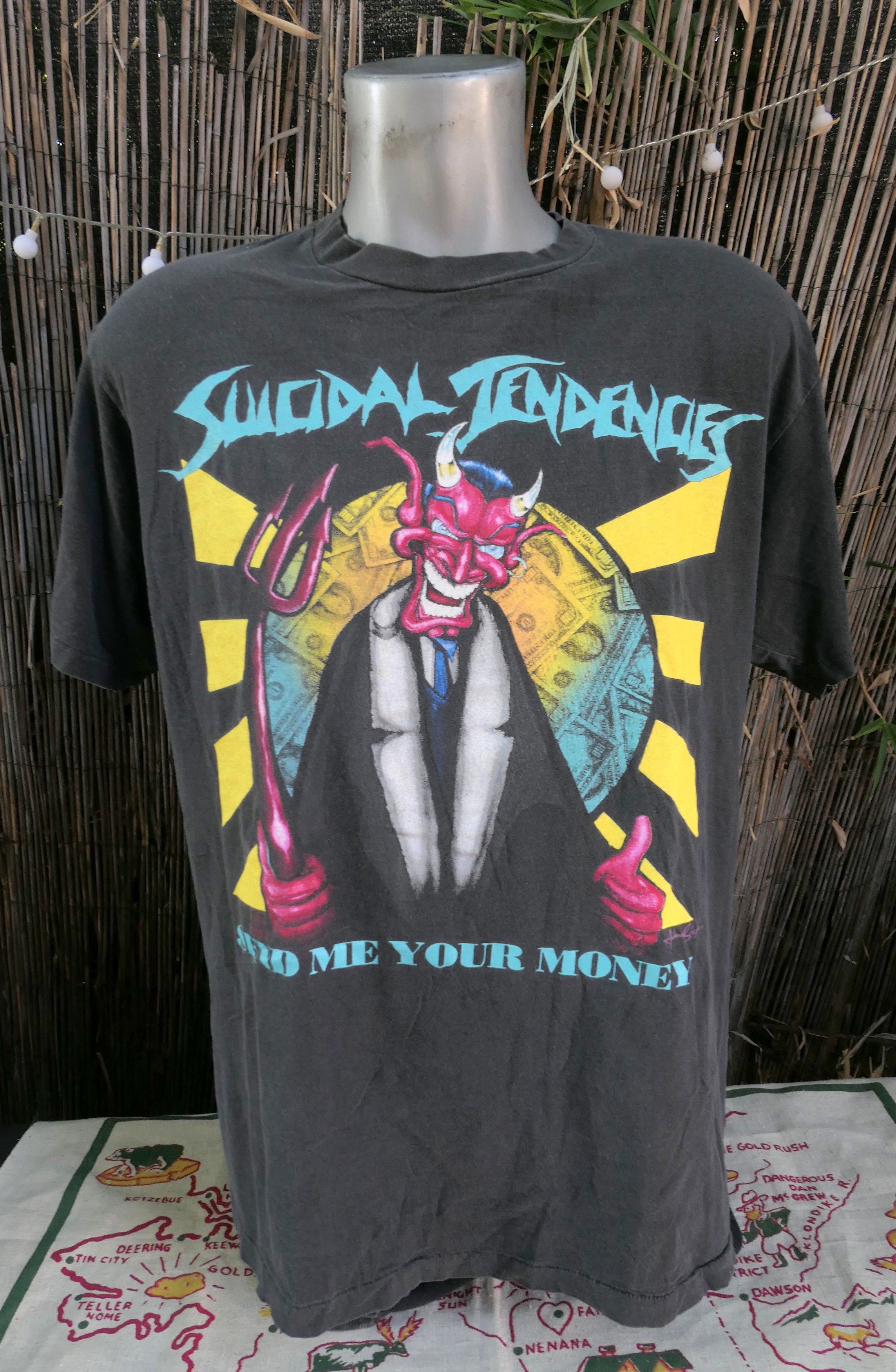 Vintage 1990 SUICIDAL TENDENCIES Tour T Shirt XL