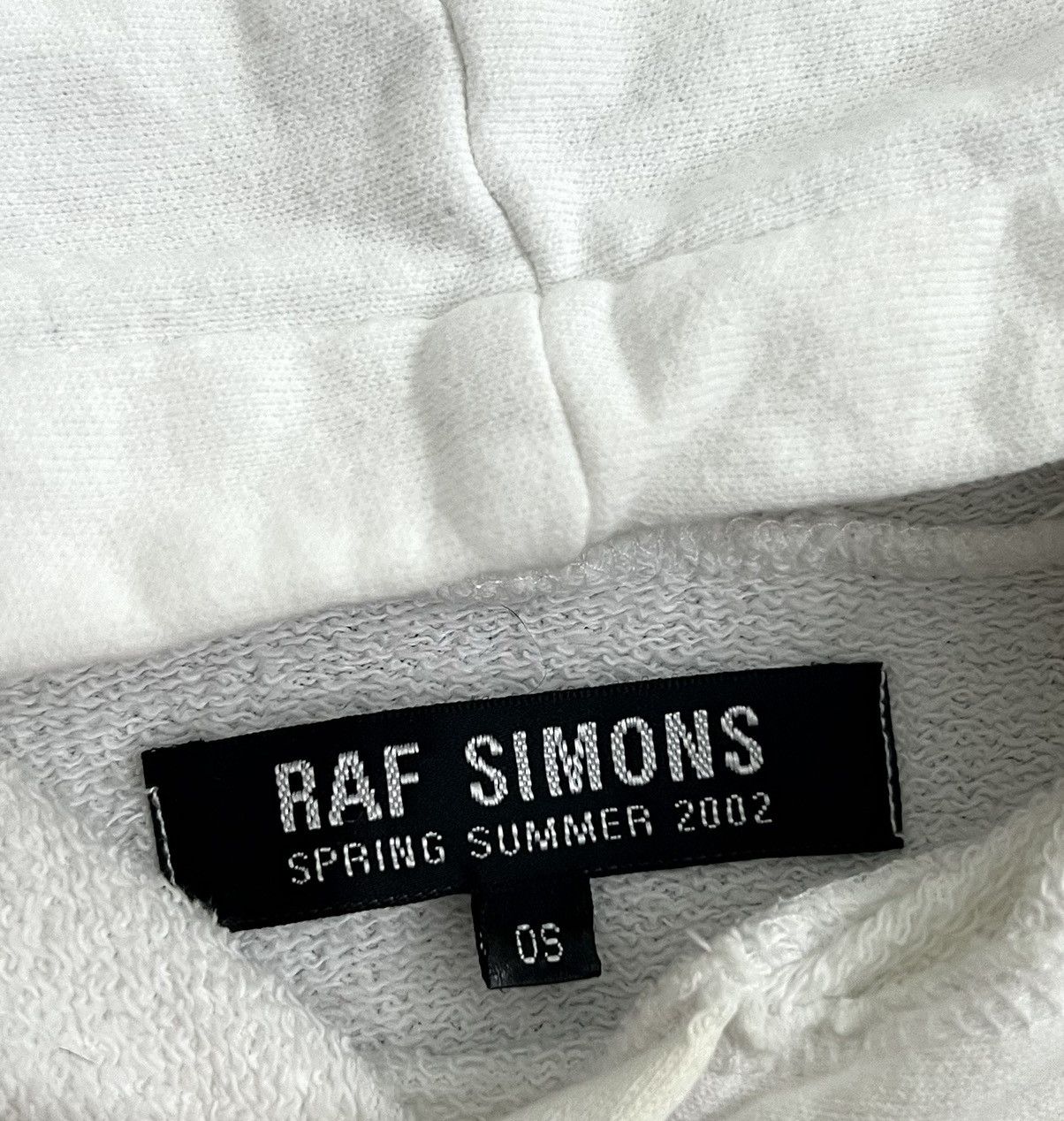 Raf Simons SS2002 Raf Simons VNPPI Silence & Secrecy White RunwayHoodie Size US XL / EU 56 / 4 - 7 Thumbnail