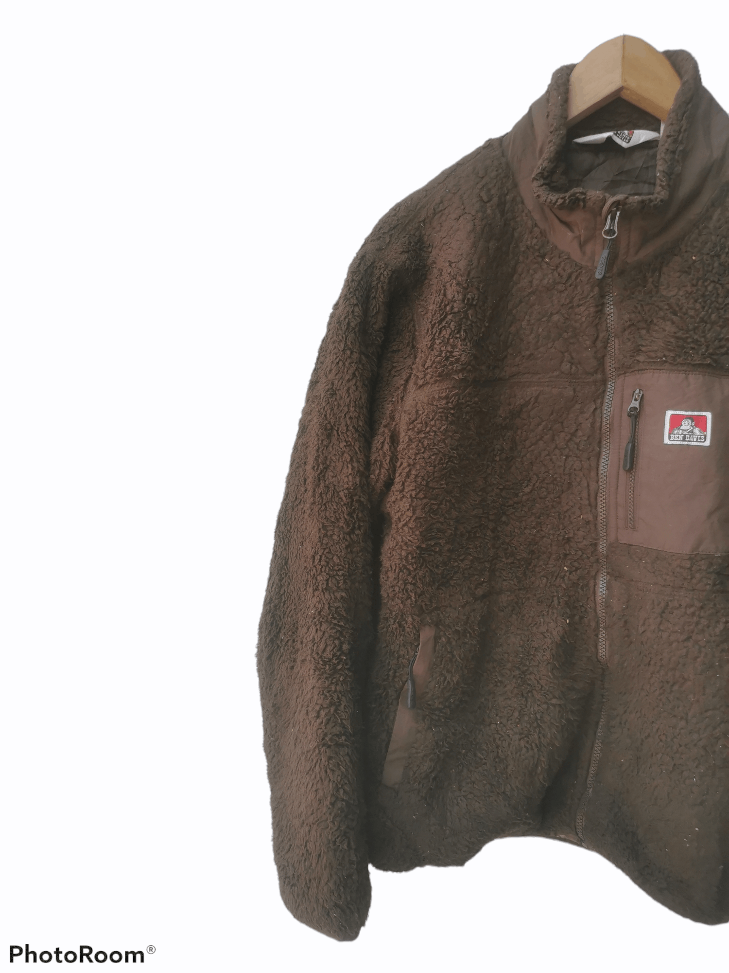 Ben Davis × Vintage Vintage Ben Davis Sherpa Fleece Sweater Size US L / EU 52-54 / 3 - 2 Thumbnail