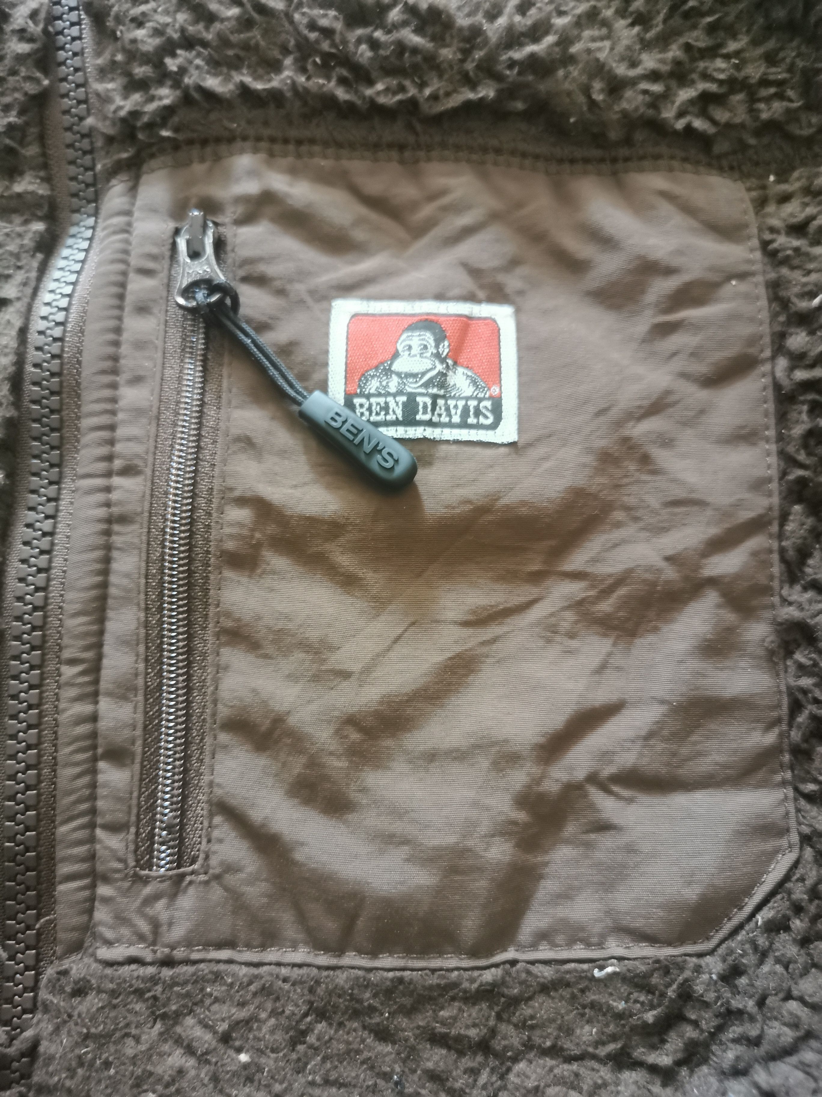 Ben Davis × Vintage Vintage Ben Davis Sherpa Fleece Sweater Size US L / EU 52-54 / 3 - 4 Thumbnail